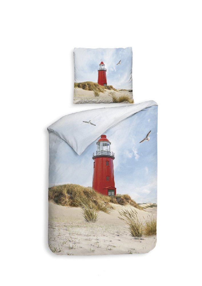 Wendebettwäsche »Faro«, maritimes Design, hochwertiges Mako-Satin, Bettwäsche ab...