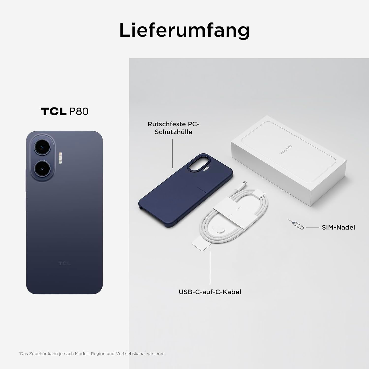 TCL Smartphone »P80« midnight blue