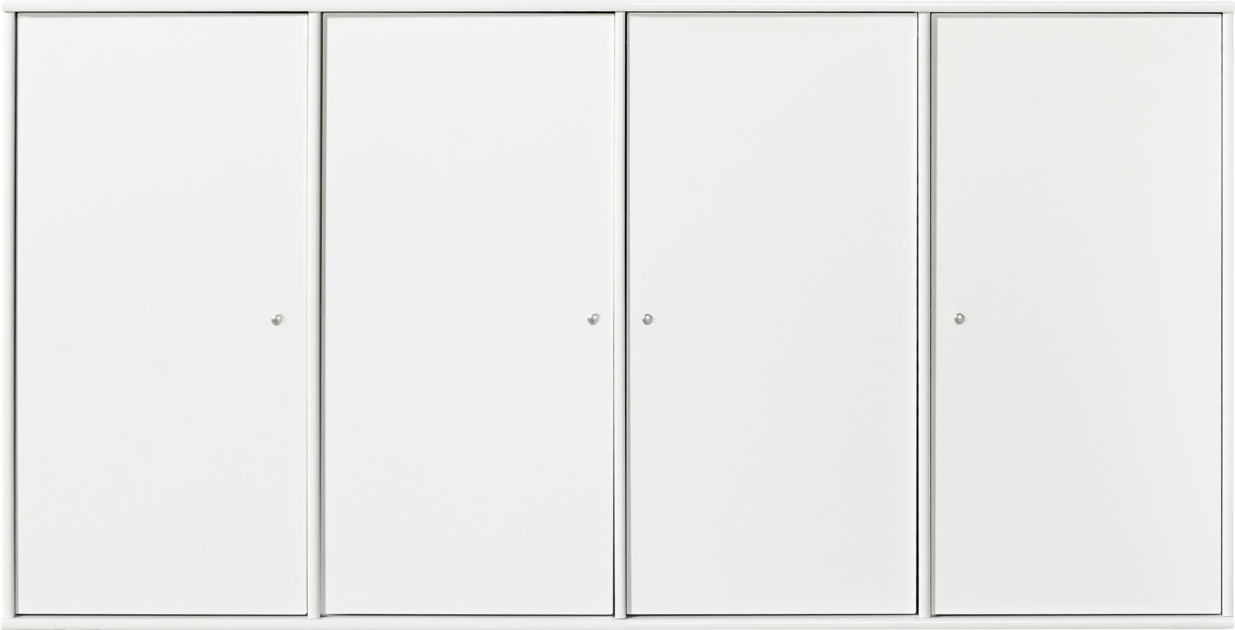 Hammel Furniture Sideboard »Mistral Kubus«, mit vier Türen, Wandmontage/stehend, Breite: 136 cm
