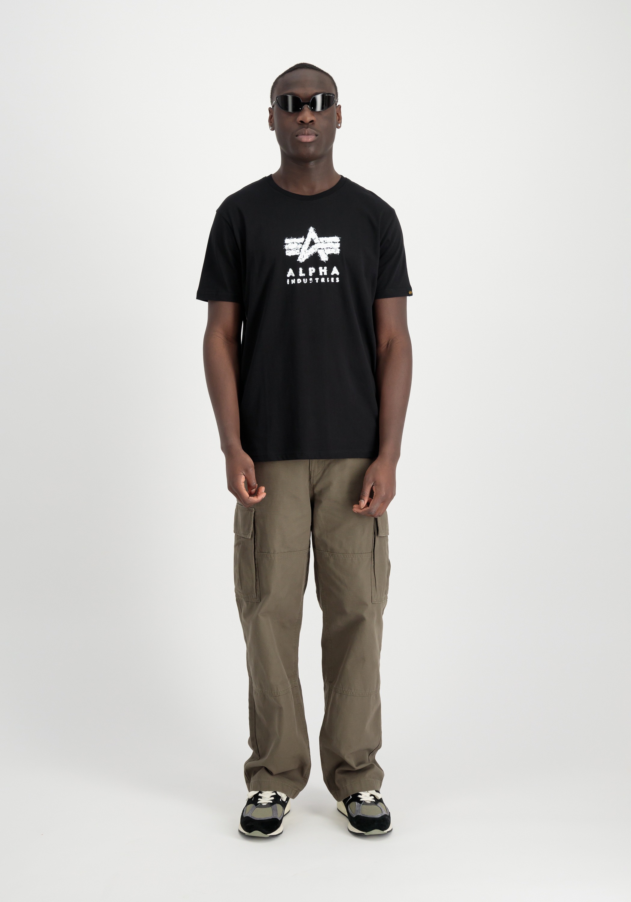 Alpha Industries T-Shirt »Alpha Industries Men - T-Shirts Grunge Logo T-Shirt«