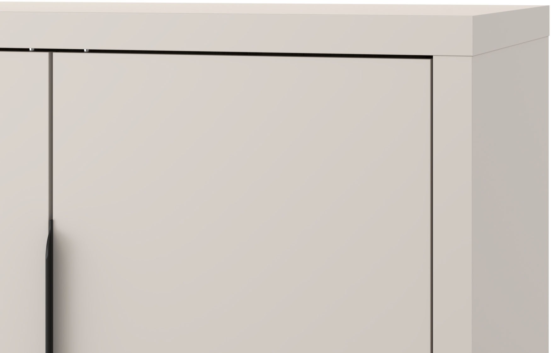 Home affaire Drehtürenschrank »Bronne,Breite 89,5 cm, Mehrzweckschrank, Universalschrank, Garderobe« Kleiderschrank, 1 Schublade, Metallgriffe, Garderobe