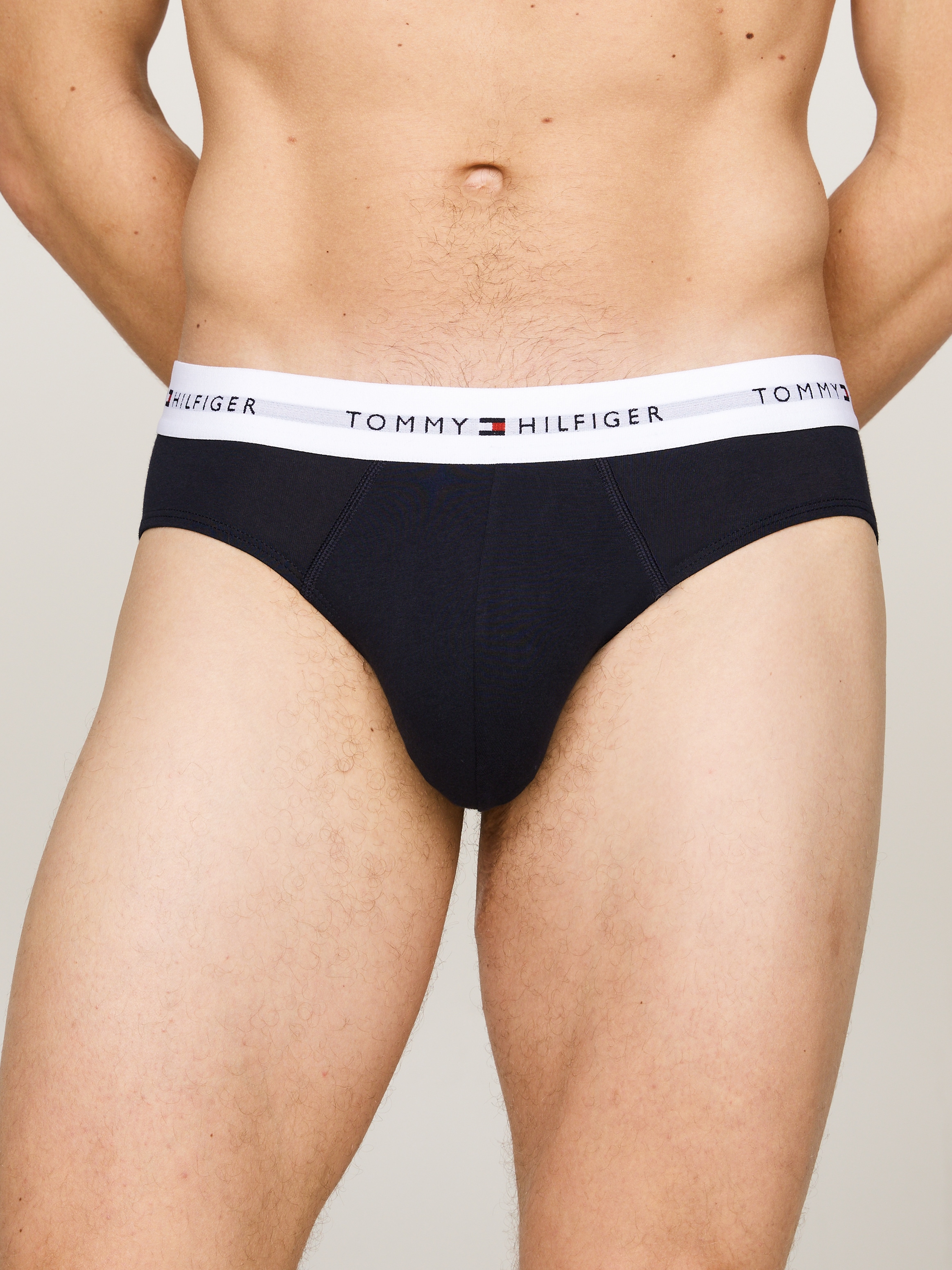 Tommy Hilfiger Underwear Slip »5P BRIEF«, (Packung, 5 St., 5er-Pack), mit Tommy Hilfiger Logo-Elastikbund