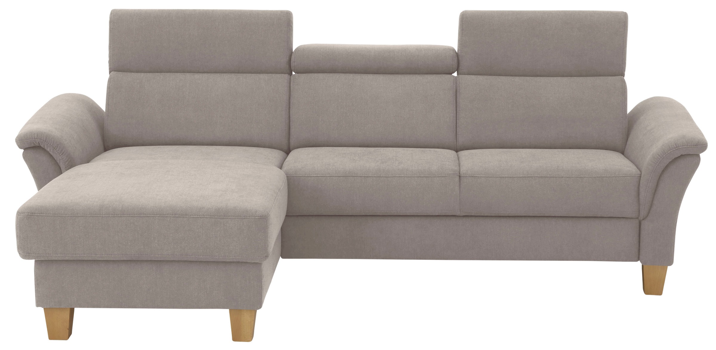 OTTO home Ecksofa "Conville L-Form" Federkern, wahlweise mit Schlaffunktion und Bettkasten bzw. Stauraum