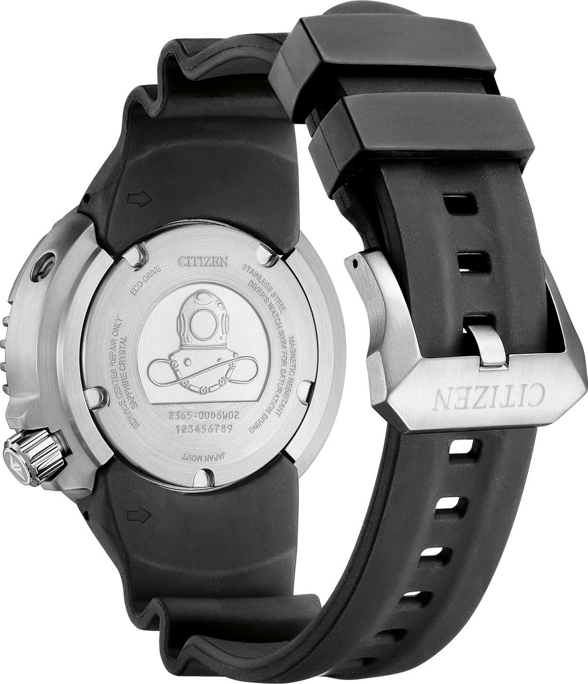 Citizen Taucheruhr »Promaster Professional Diver 300«, Armbanduhr, Solar, Herrenuhr, analog, Tag, Batterie-Entladungsanzeige