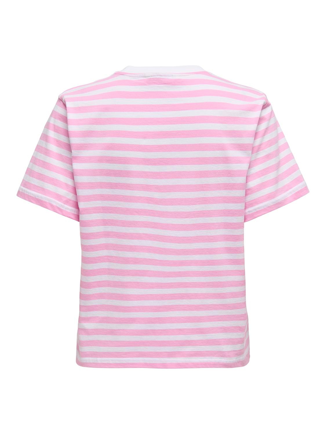 Thumbnail - ONLY Kurzarmshirt "ONLLIVINA S/S STRIPE TEE JRS NOOS"