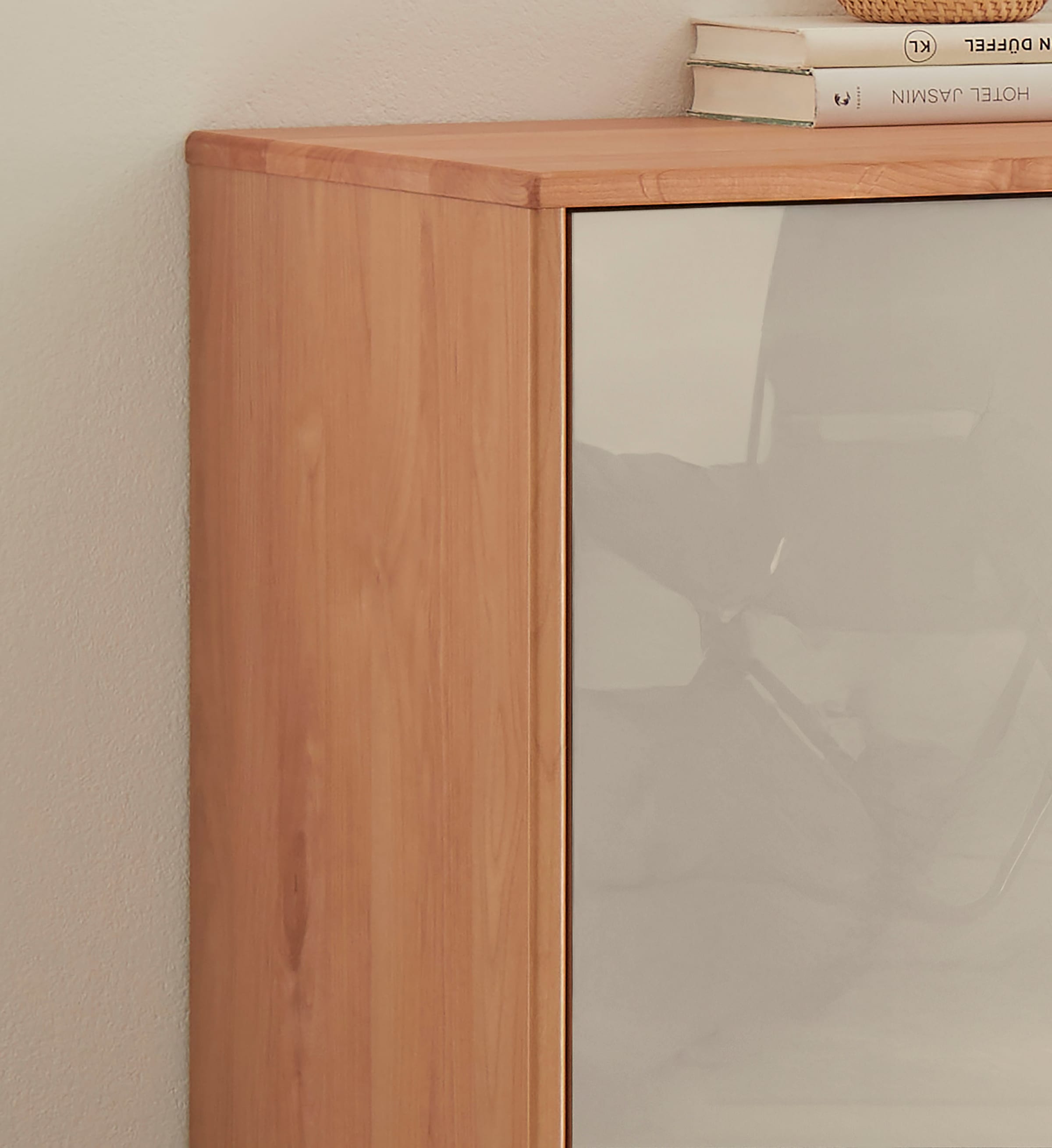 WIEMANN Kommode »Cardiff Sideboard, Wäscheschrank, teilmassiv Erle, 80 cm«, (Kommode 80x86x43 cm, braun, mit Dämpfung, MADE IN GERMANY), verschiedenen Ausführungen, inklusive Einlegeboden