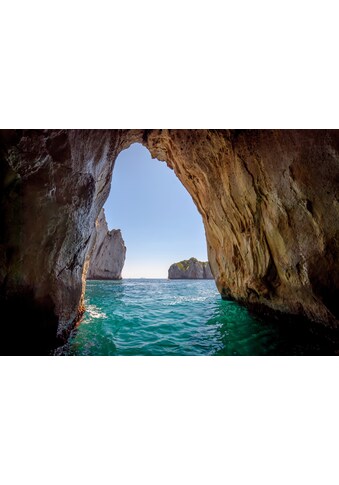 Papermoon Fototapetas »Blue Grotto in Capri isla...