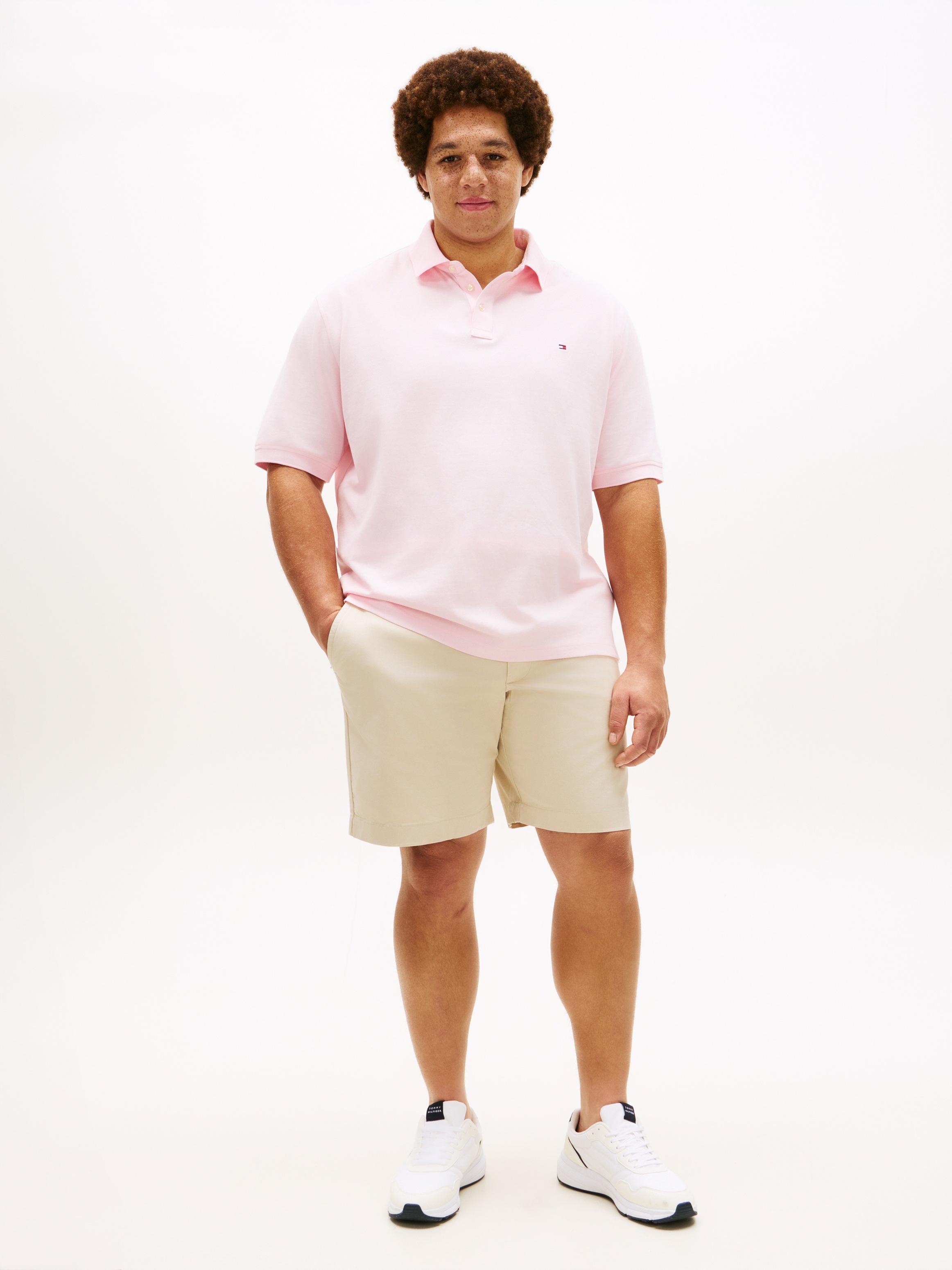 Thumbnail - Tommy Hilfiger Big & Tall Poloshirt "1985 - REGULAR" elastisch, Regular Fit für große Größen