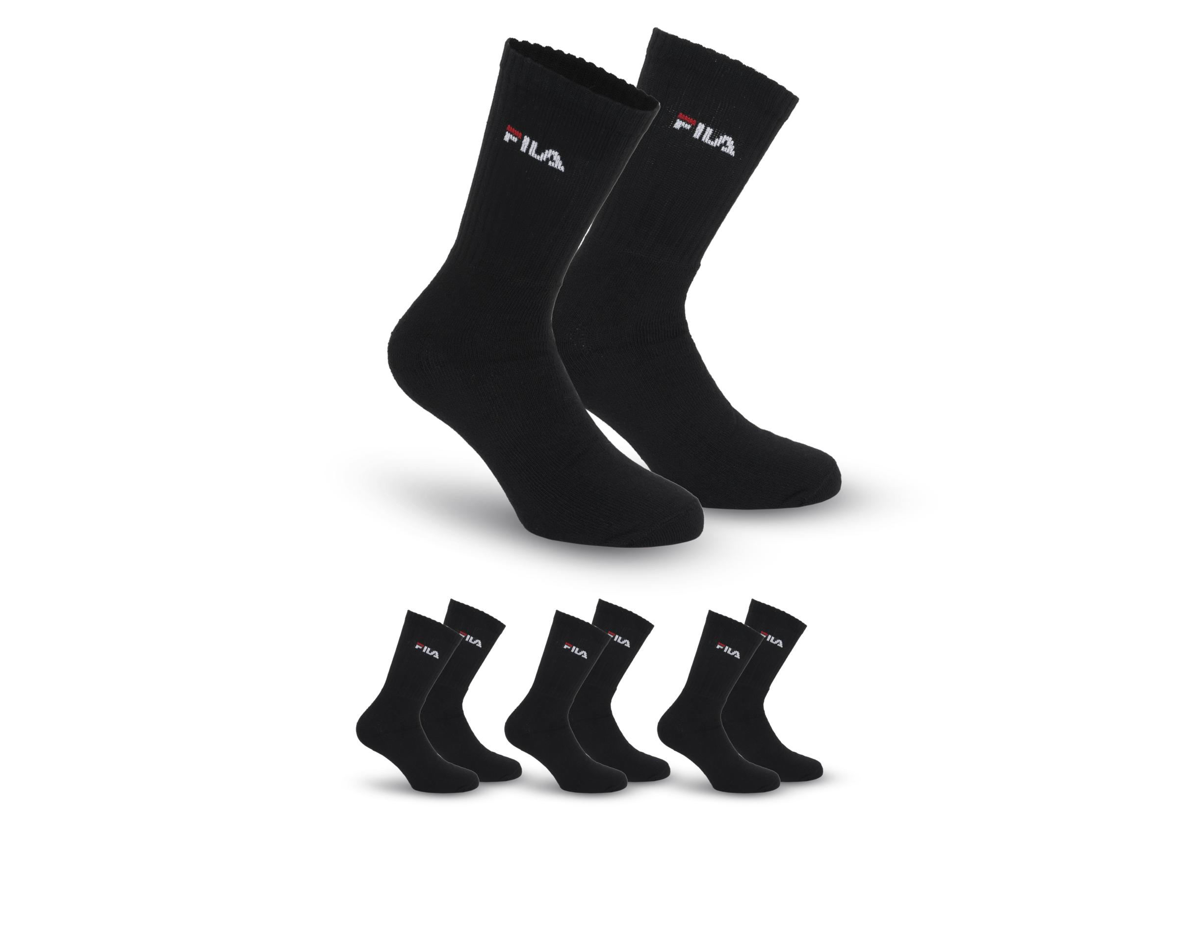 Fila Socken (3 poros) su kuklus Logoschrift...