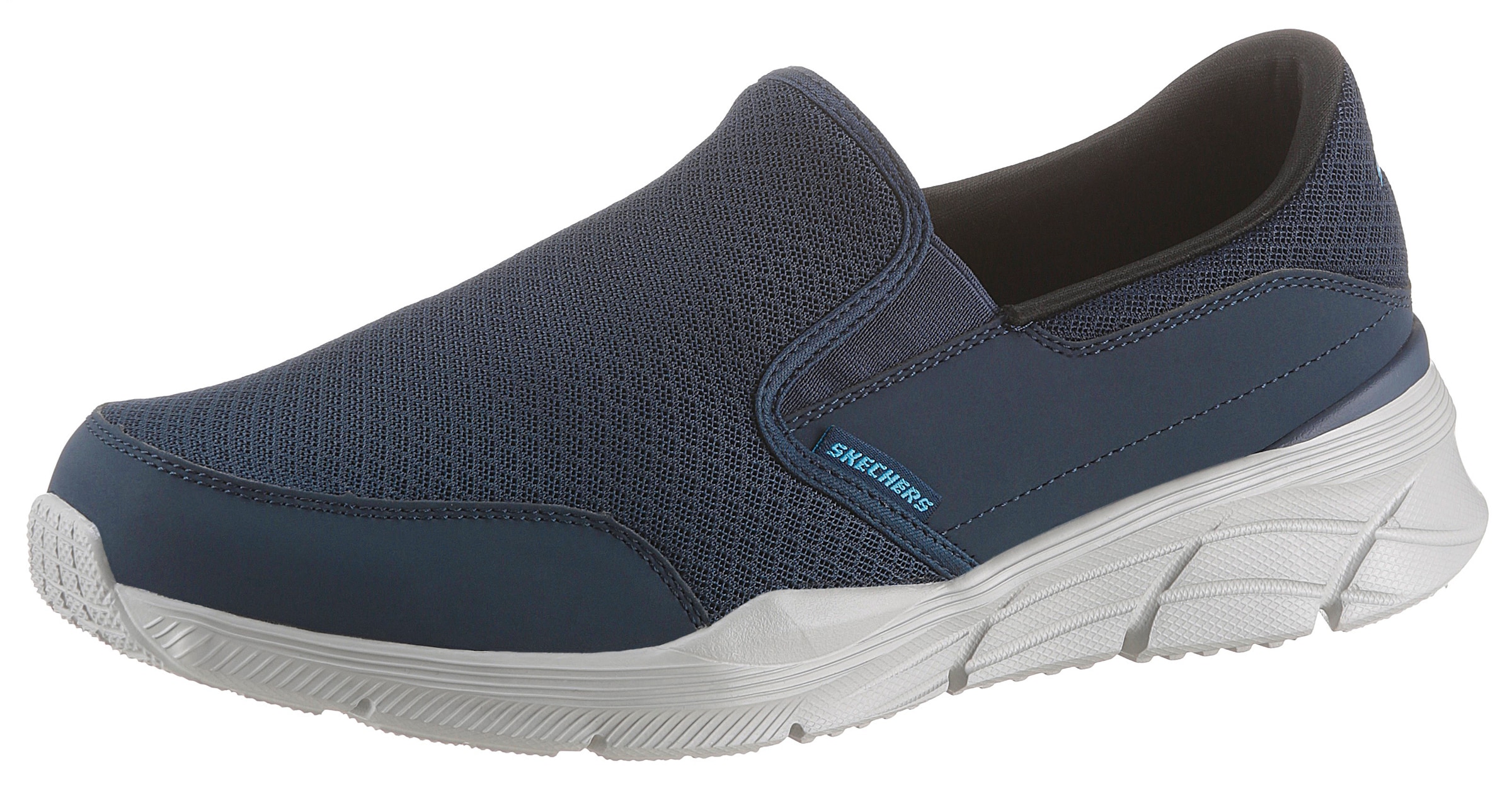 Skechers Slip-On Sneaker »Equalizer«, Slipper, Freizeitschuh mit Air Cooled Memory Foam Ausstattung