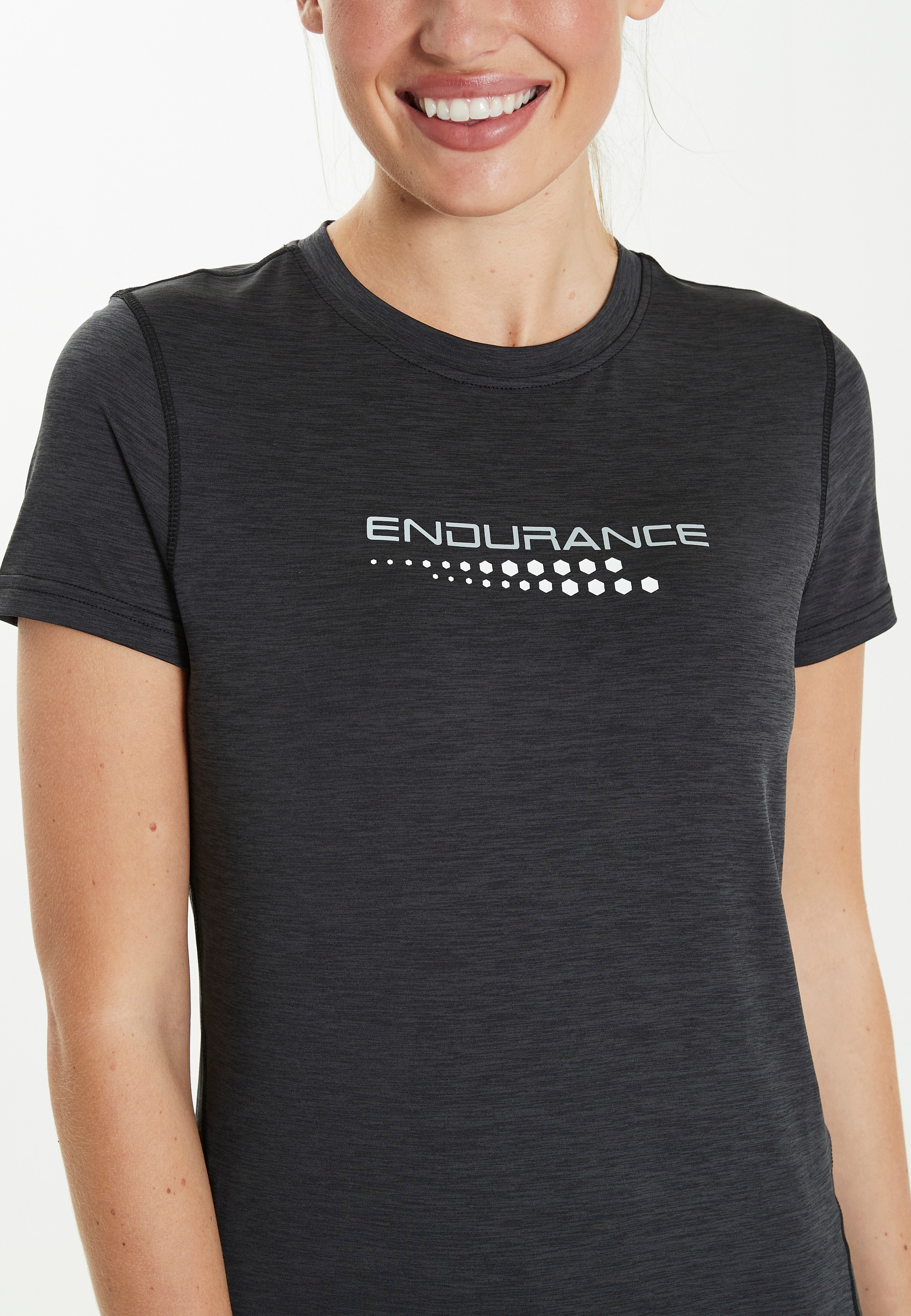 ENDURANCE Funktionsshirt »WANGE MELANGE«, (1 tlg.), mit innovativer QUICK DRY-Technologie