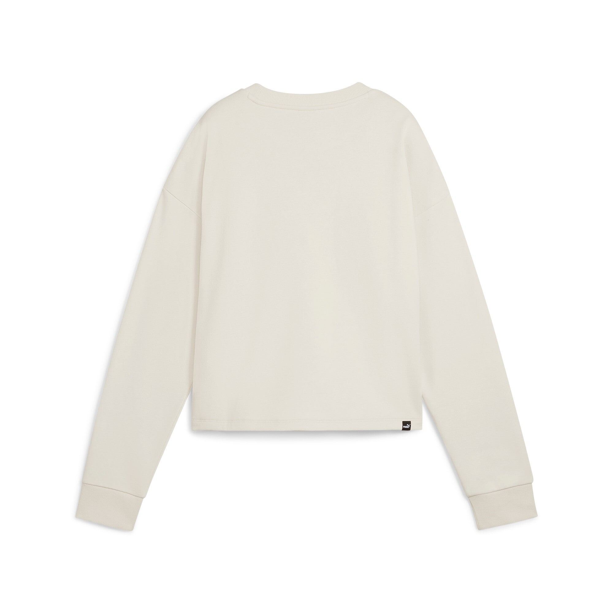 PUMA »ESS+ CLASS ACT CREW FL« sportlicher Relaxed Fit, Rundhalsausschnitt, aus Baumwollmischung