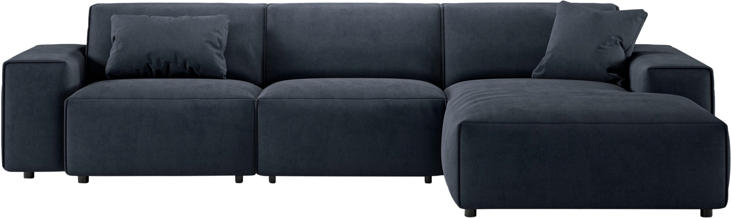 andas Ecksofa »Glimminge auch in Breitcord, Feincord, Bouclé + Easy care-Bezug«, L-Form, Breite 294, Zierkissen
