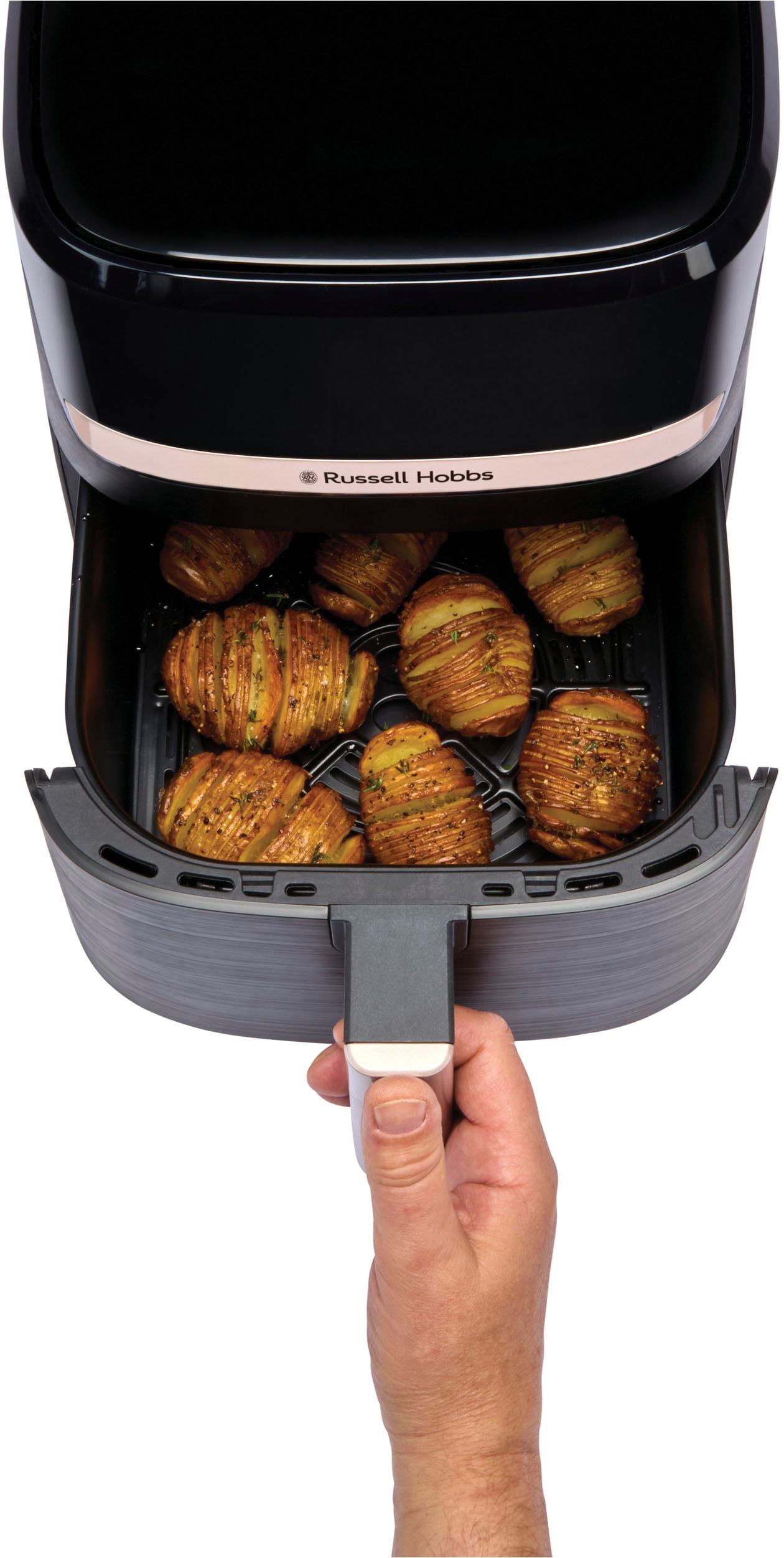 RUSSELL HOBBS Heißluftfritteuse »27620-56 SatisFry, 5L«, 1500 W, Fassungsvermögen 5,5 l, Airfryer–wenig oder kein Öl erforderlich, 9 Programme, 5,5 L