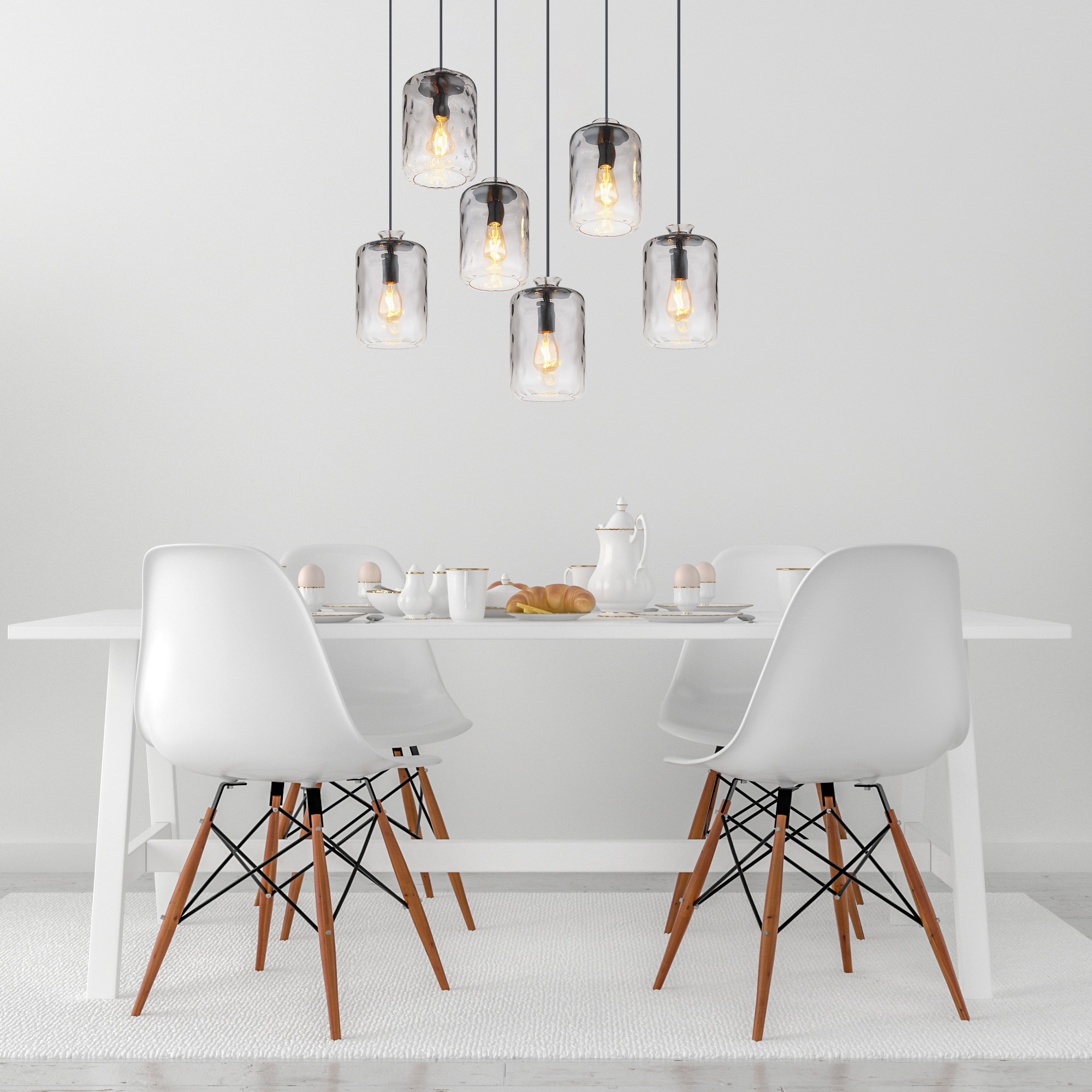 GLOBO LIGHTING Hängeleuchte »DARINA« E27 1 Stk. Hängelampe Esszimmer-Leuchte Esstischleuchte Wohnzimmer