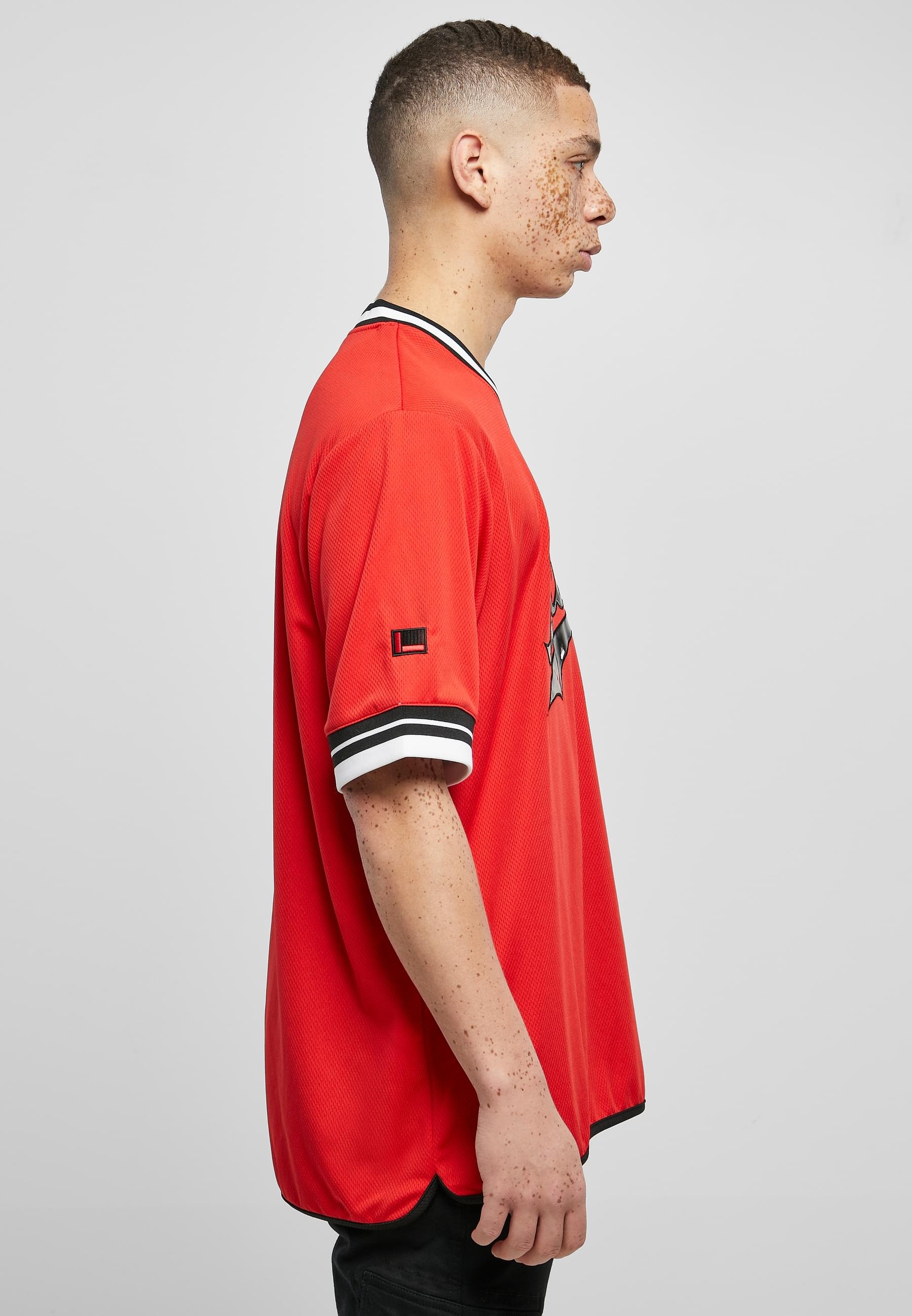 Fubu T-Shirt »Fubu Herren FM231-011-2 FUBU Varsity Lacquered Mesh Tee«, (1 tlg.)