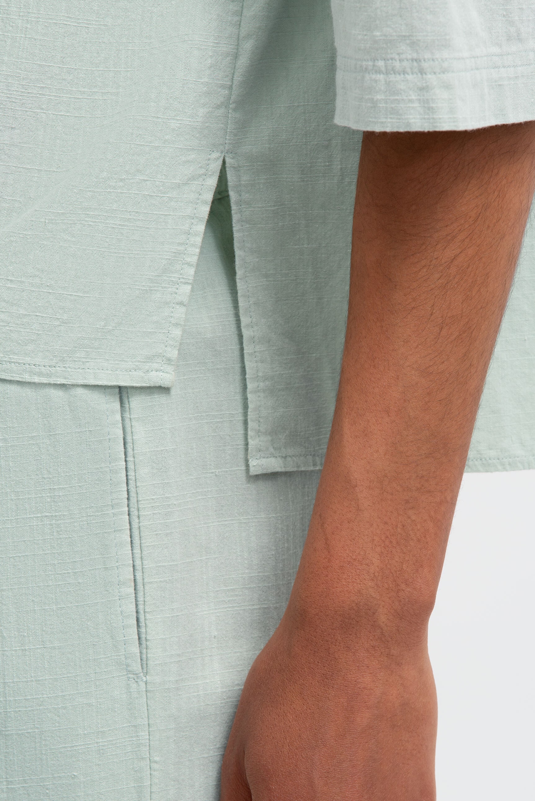 SENSES.THE LABEL Kurzarmbluse mit Brusttasche