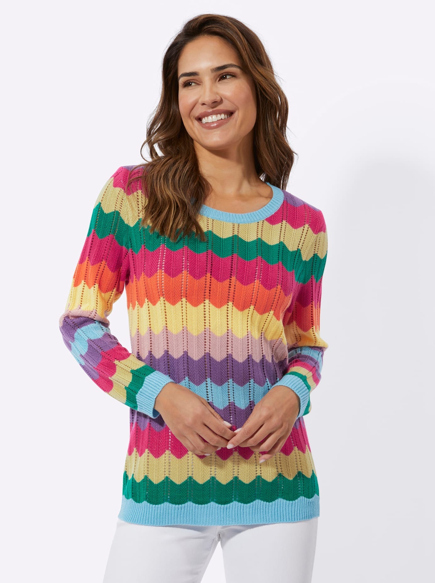 Classic Basics Strickpullover »Ajour-Pullover«
