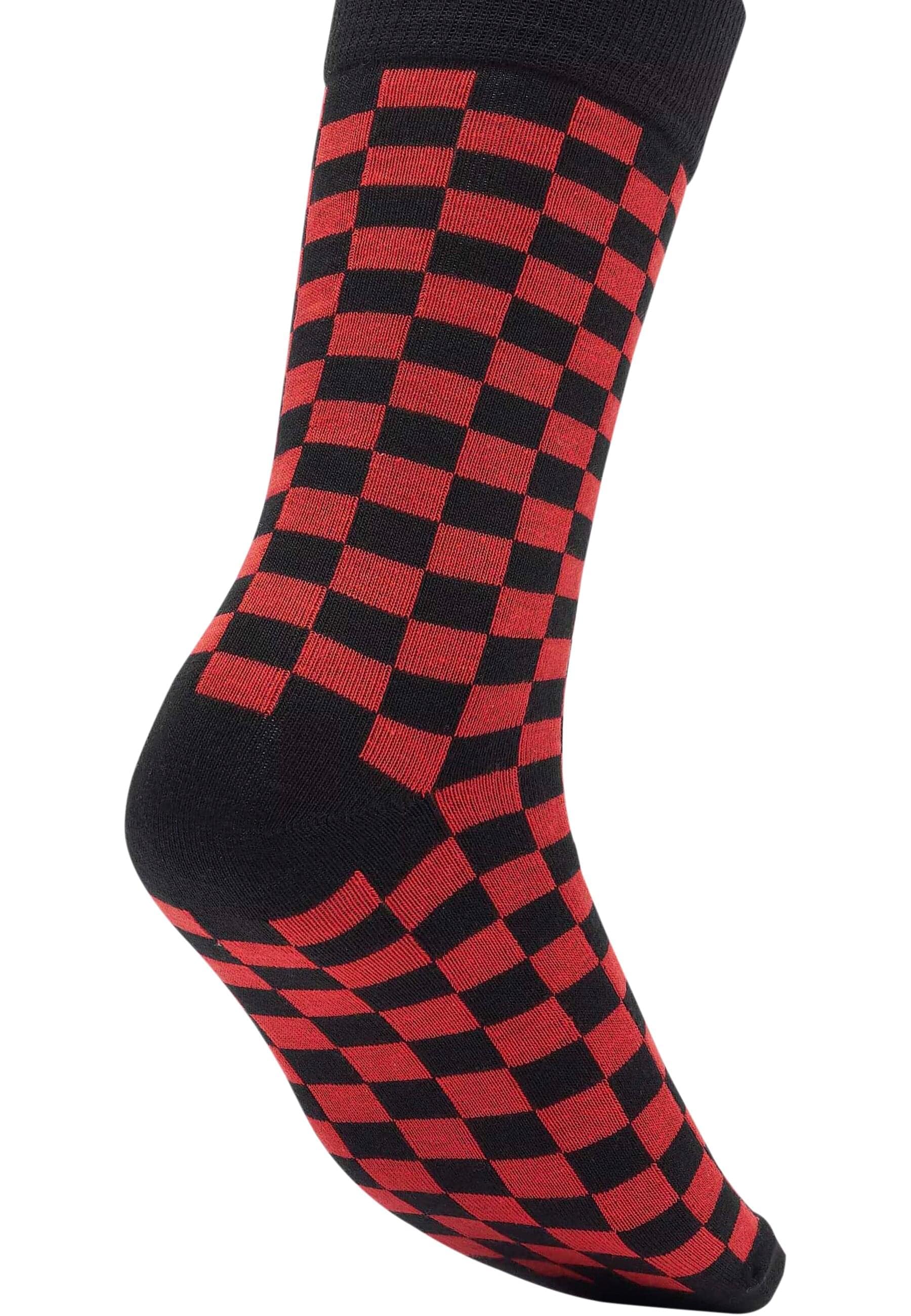 URBAN CLASSICS Basicsocken »Urban Classics Accessoires Check Socks 5-Pack«, (1 Paar)