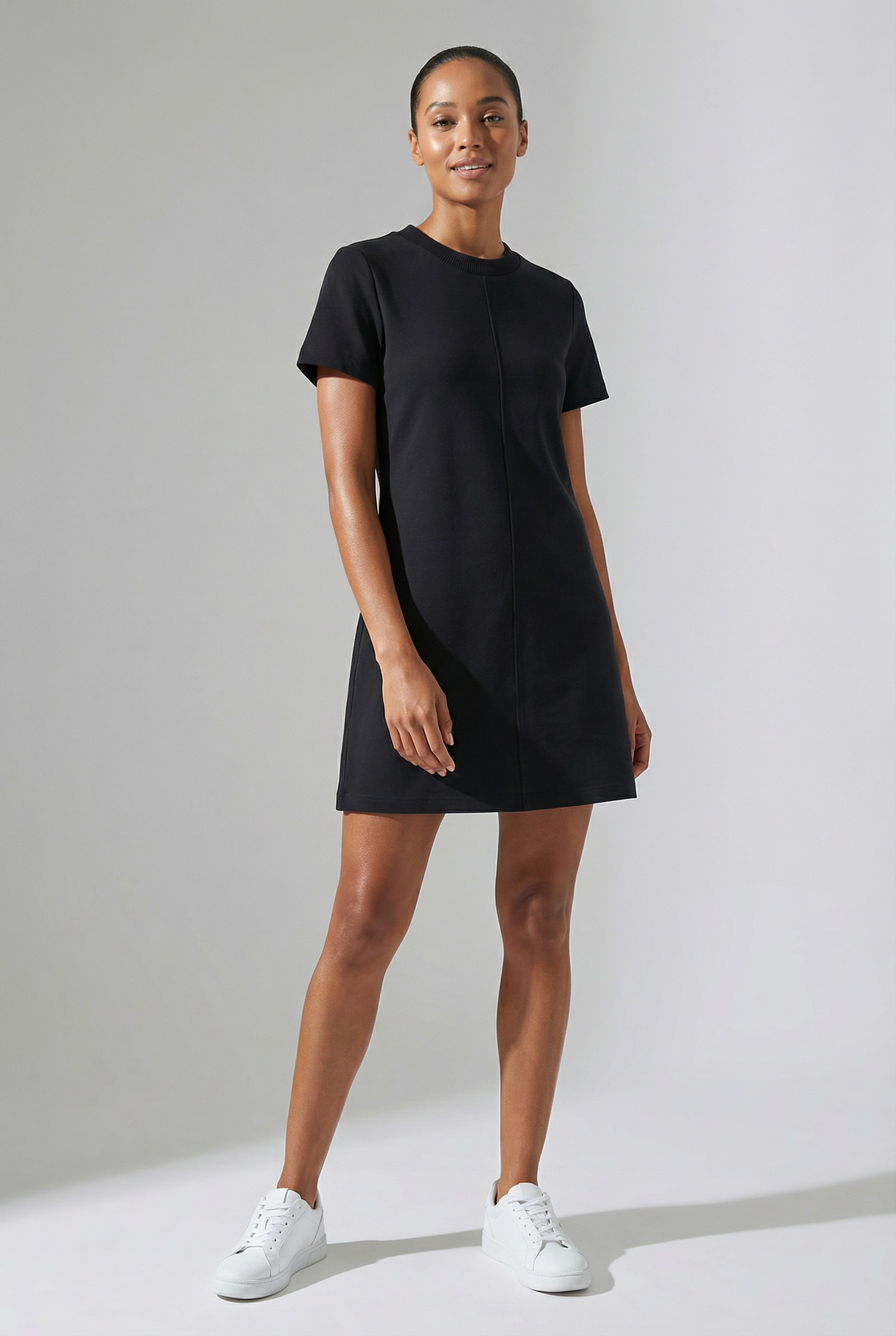 Calvin Klein Jeans Jerseykleid "A- PUNTO MILANO T SHIRT DRESS" Ohne Taschen günstig online kaufen