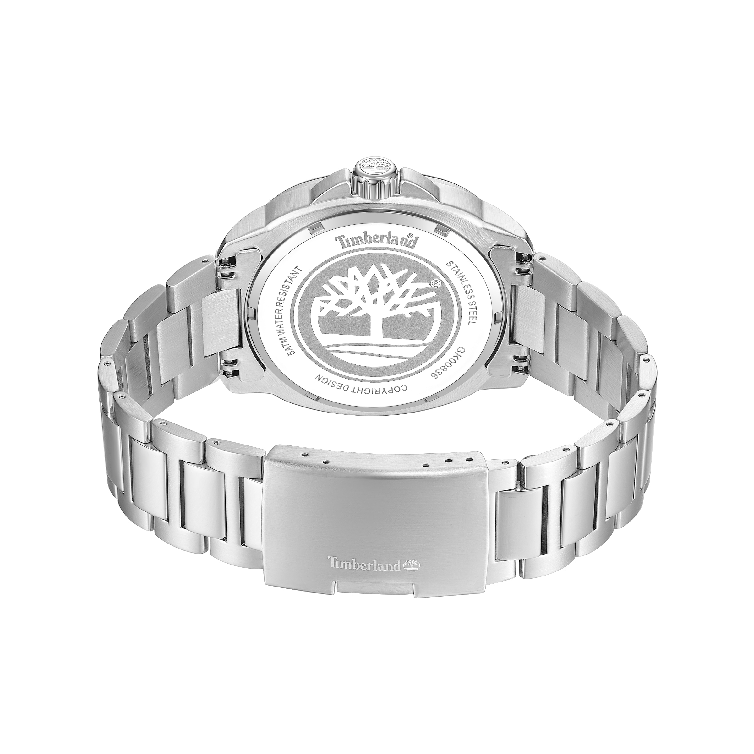 Timberland Quarzuhr »Swansey« Armbanduhr, Herrenuhr, Edelstahlarmband, analog, Tag