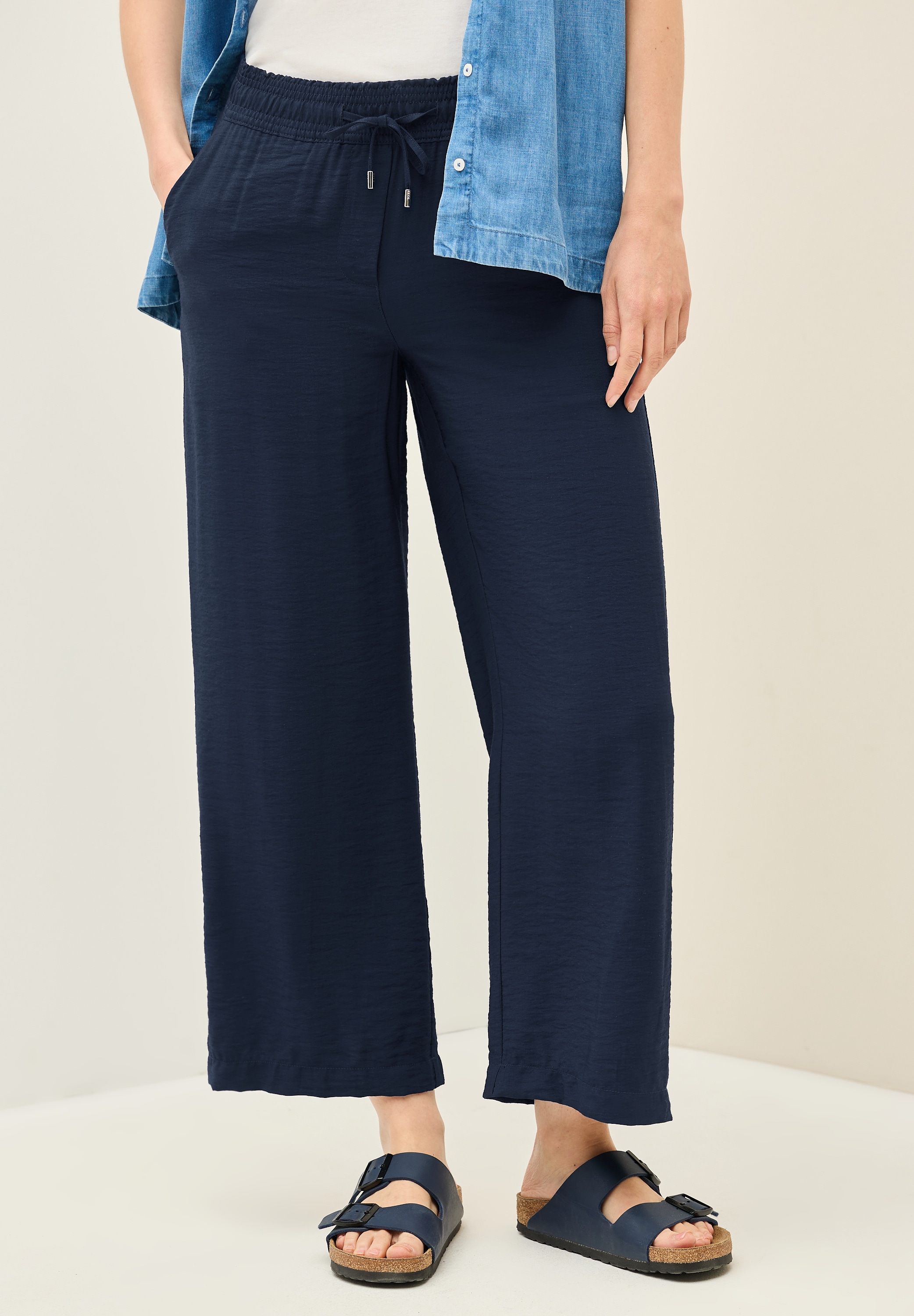Cecil Stoffhose "Style Neele", 7/8 Twill mit Struktur günstig online kaufen