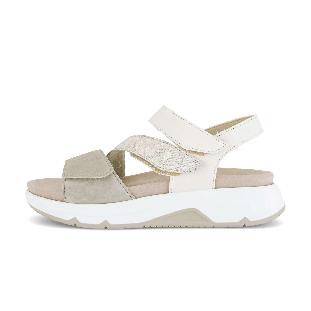 Gabor Plateausandaletten »Plateau Sandale Materialmix Leder«