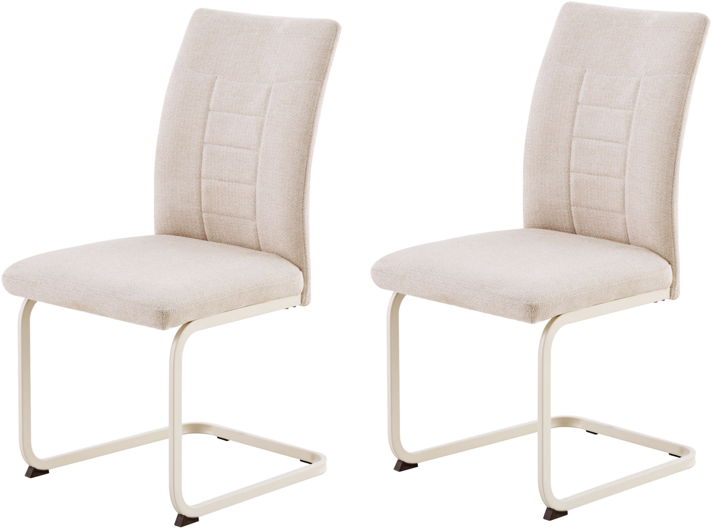 HELA Freischwinger "AUGUSTA" (Set) 2 Stk.Schwinger, XL-Sitzbreite, Wellenfederung, 140kg belastbar