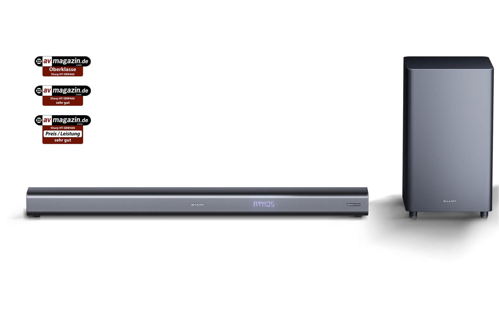 Sharp Soundbar »Sharp Soundbar Sharp HT-SBW460« 3.1 ( )
