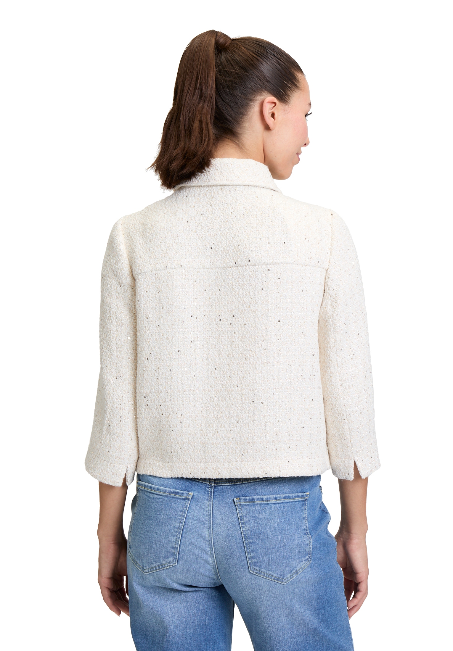 Cartoon Jackenblazer »Cartoon Tweedblazer mit Taschen«, Material