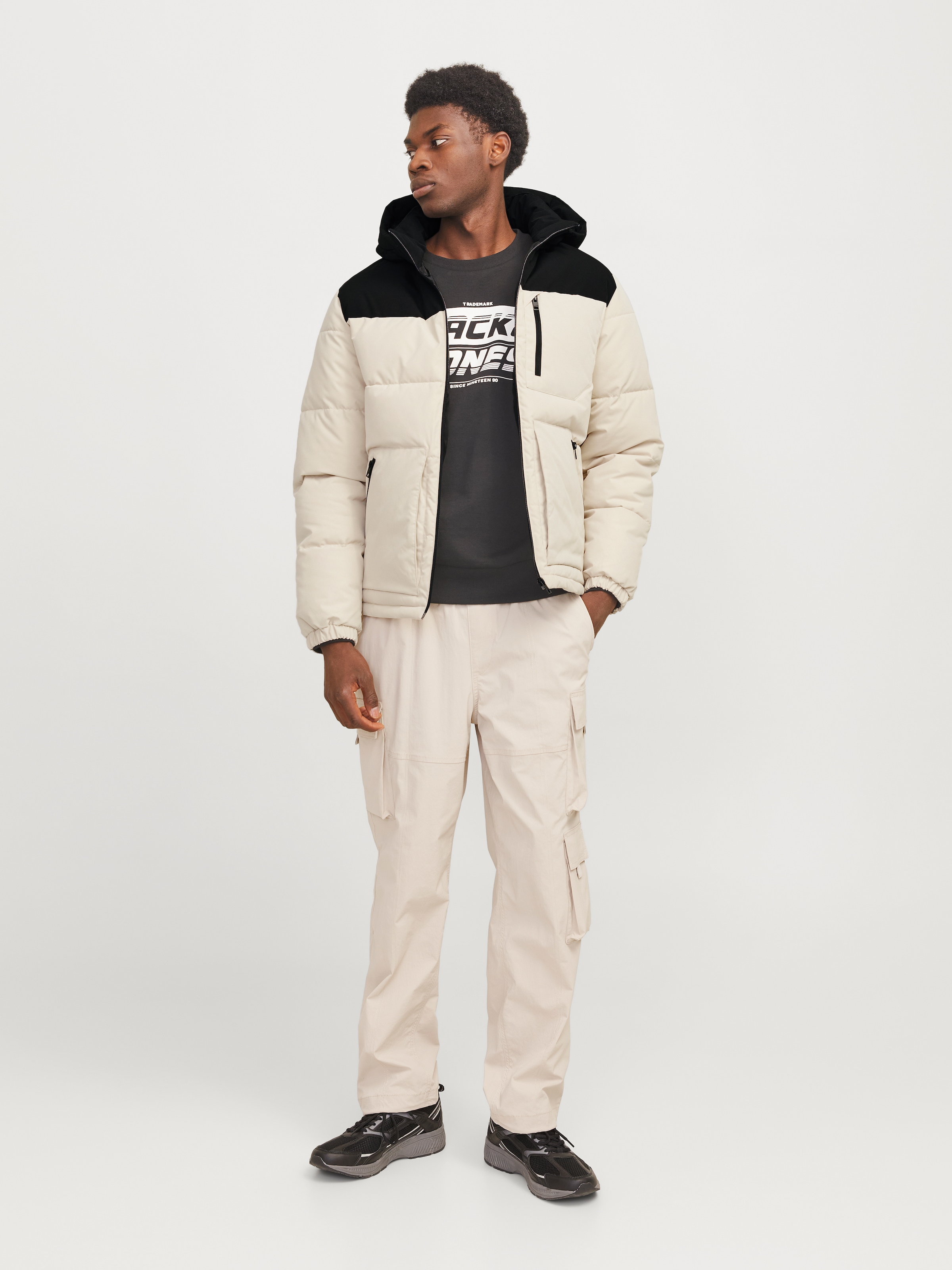 Jack & Jones Steppjacke »JJEOTTO PUFFER JACKET SN«, mit Kapuze