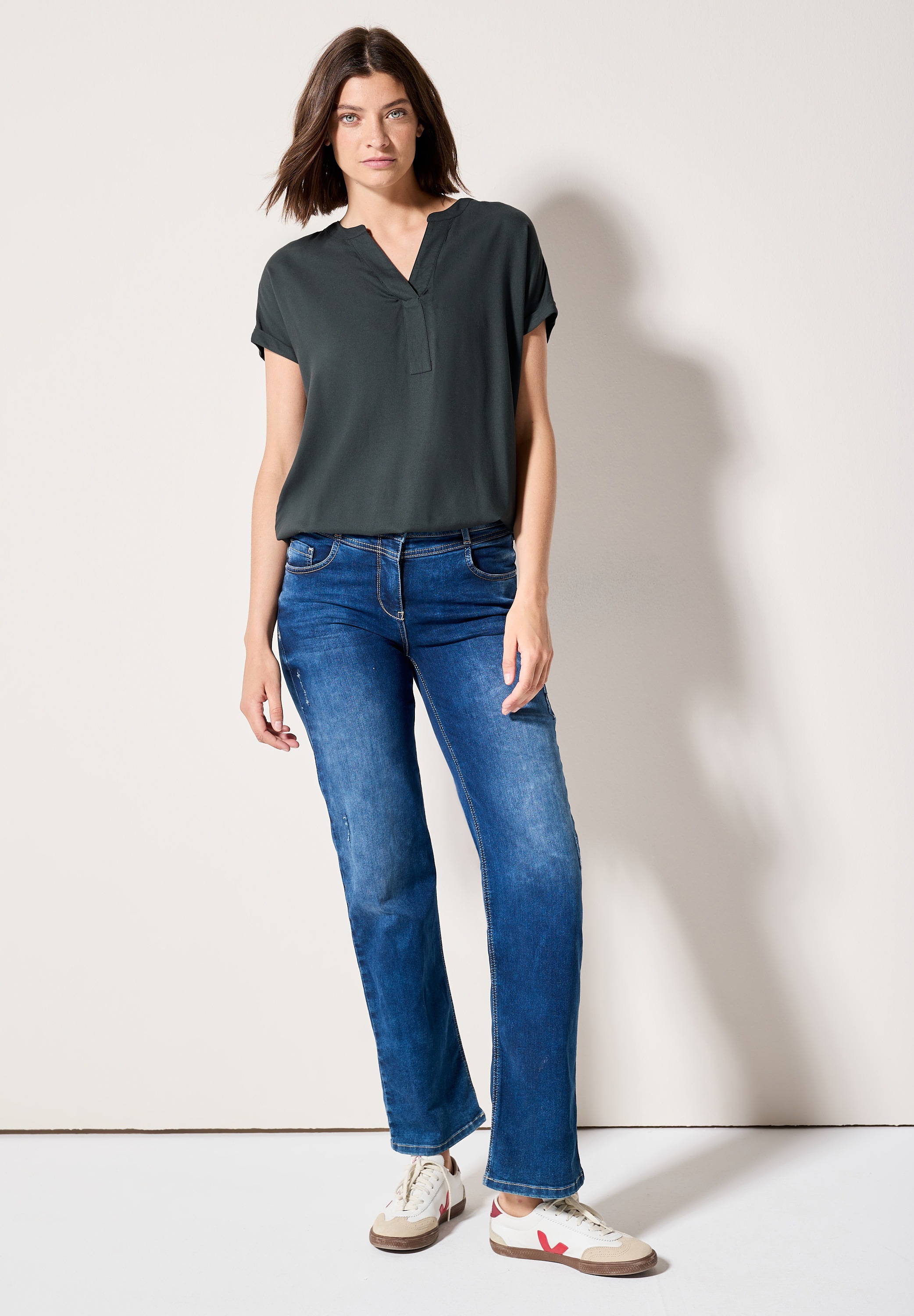 Cecil Shirtbluse, aus softer Viskose