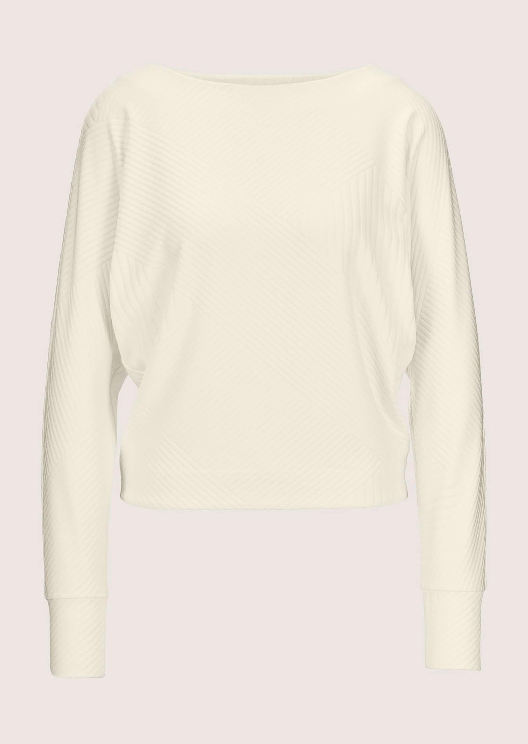 MADELEINE Langarmshirt "Shirt Shirt mit Fledermausärmeln und Struktur" günstig online kaufen