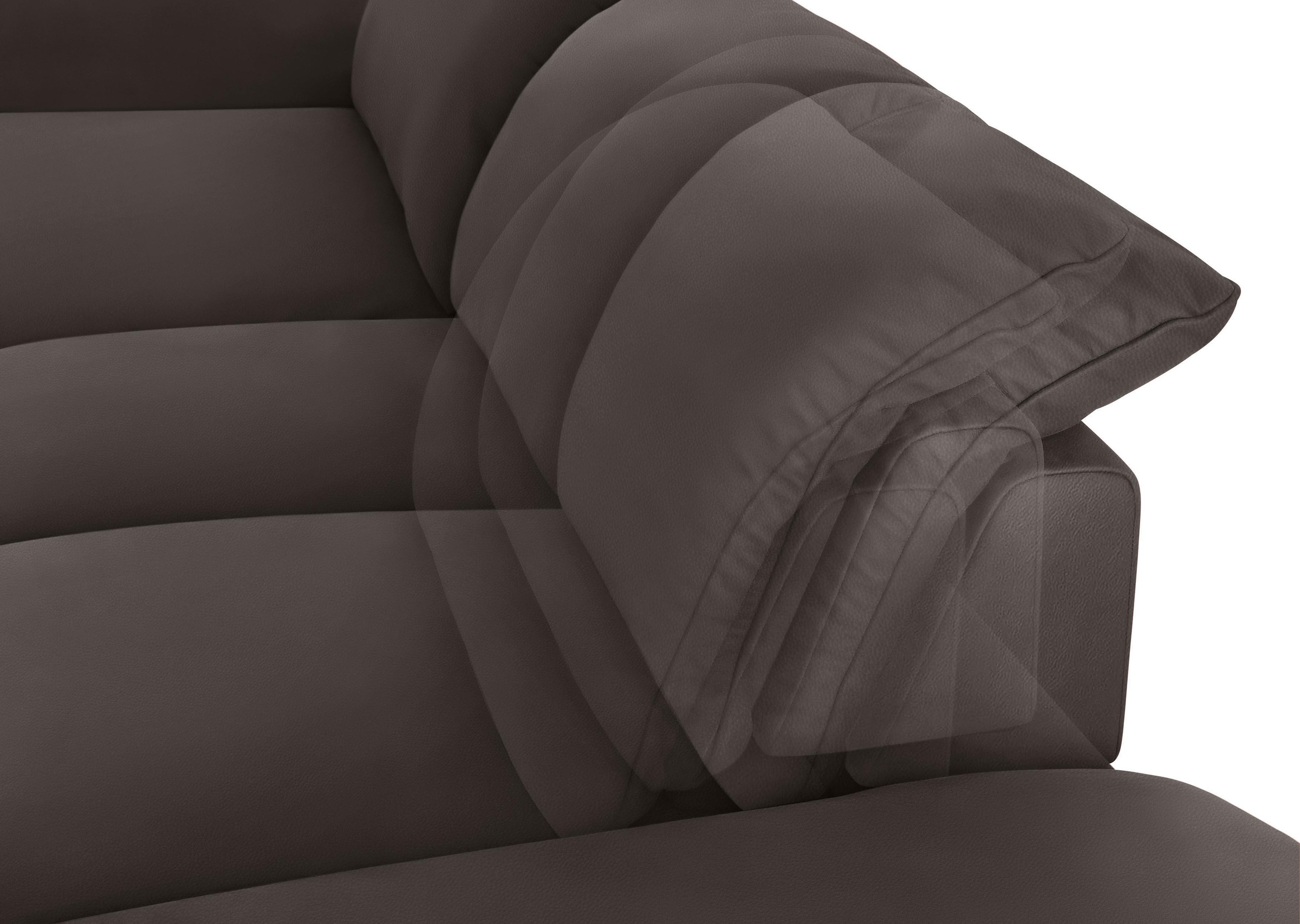 W.SCHILLIG Ecksofa »enjoy&MORE, Designsofa, bequem, zeitlos und elegant, L-Form«, Sitztiefenverstellung, Füße bronze pulverbeschichtet, Breite 310 cm