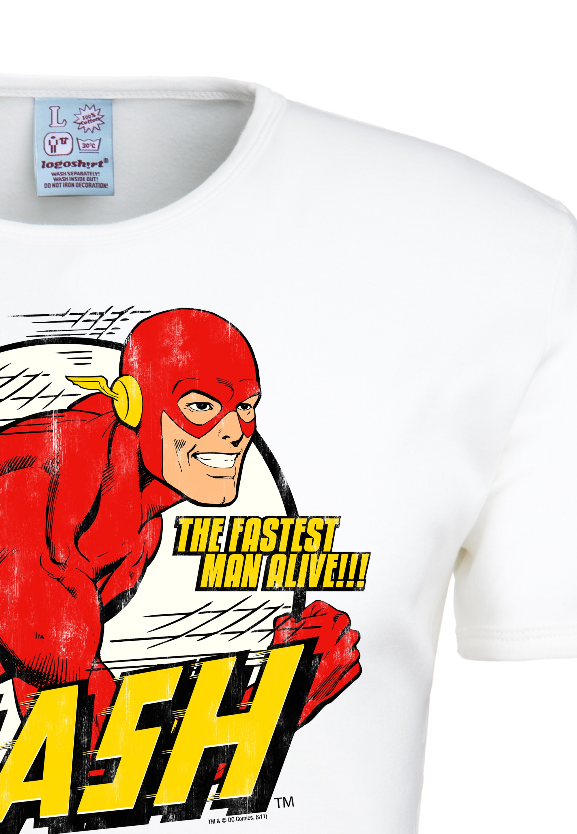 LOGOSHIRT T-Shirt »Flash«, mit lizenziertem Originaldesign