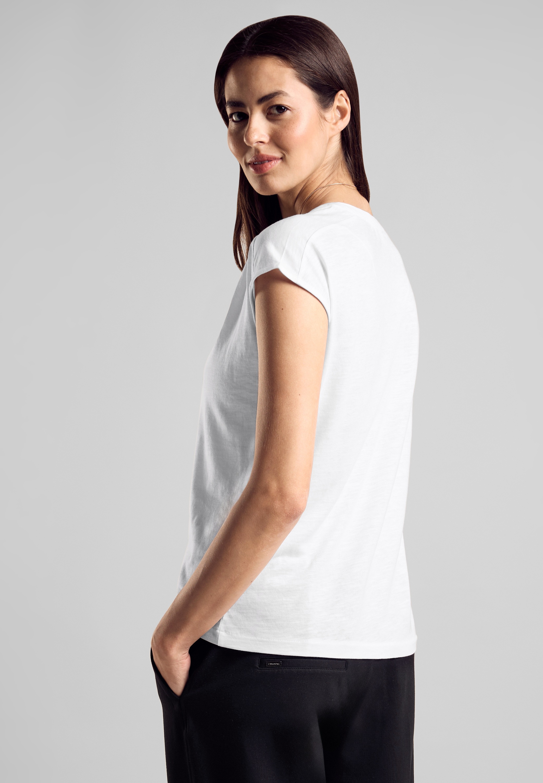 STREET ONE Blusenshirt, im soften Baumwoll-Mix
