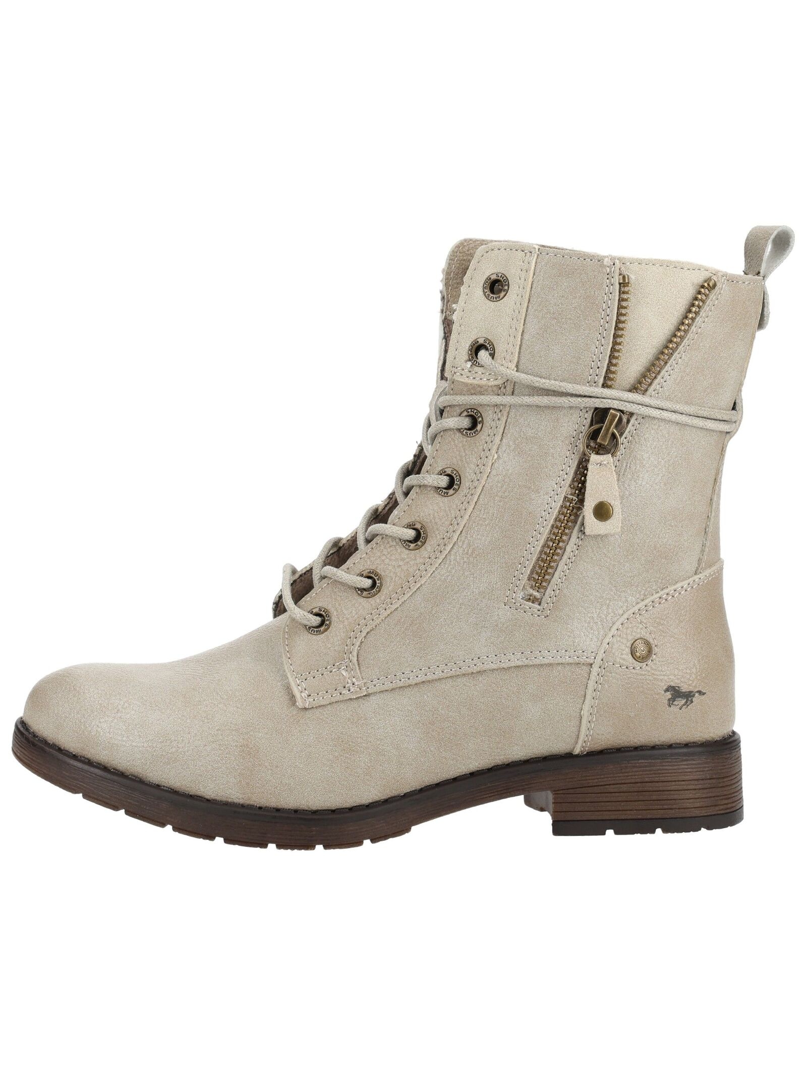Mustang Shoes Schnürstiefelette »Mustang Shoes Stiefelette Lederimitat«