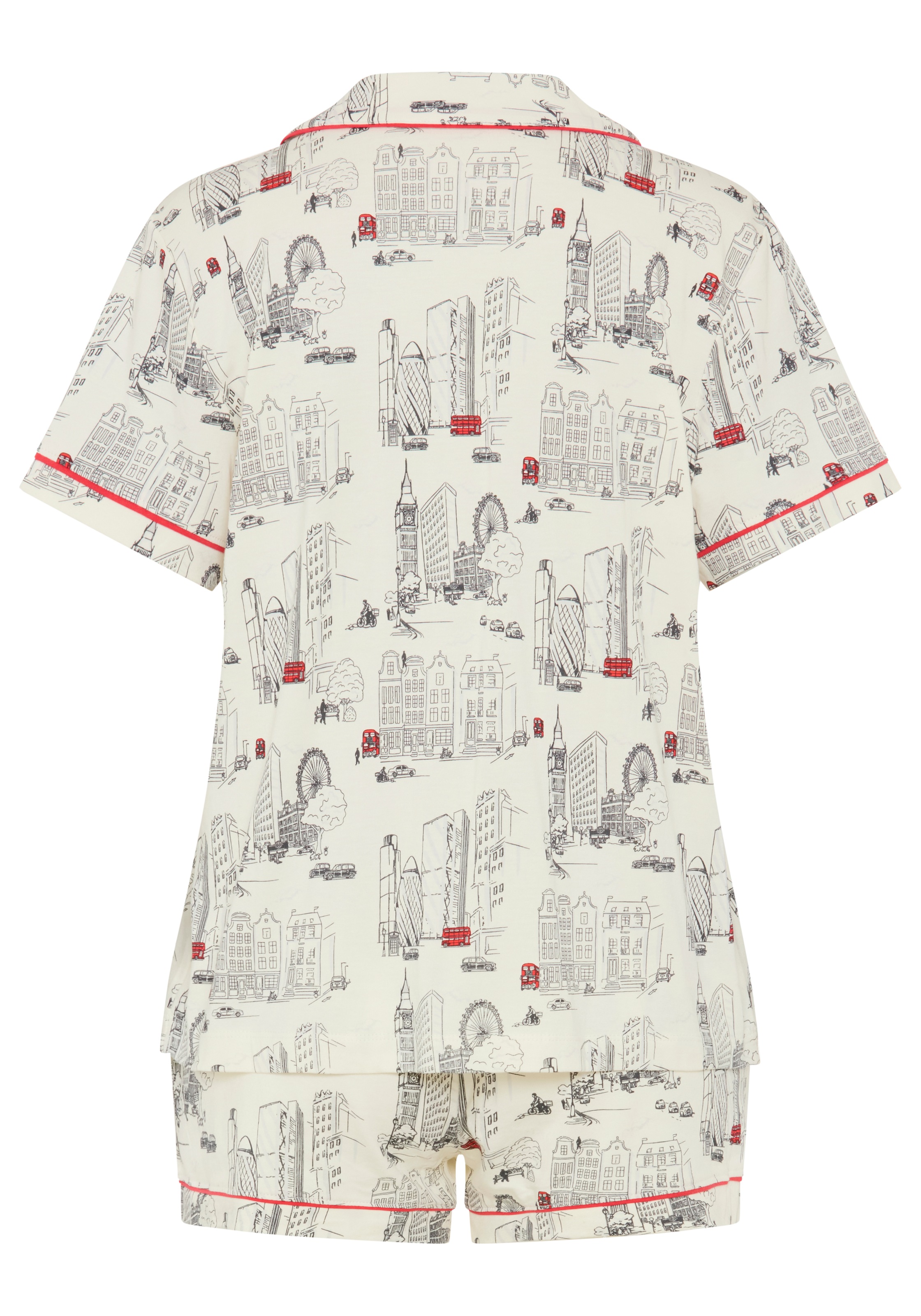 Vivance Dreams by Lascana Pyjama Set, 2 mit London-Städtedruck