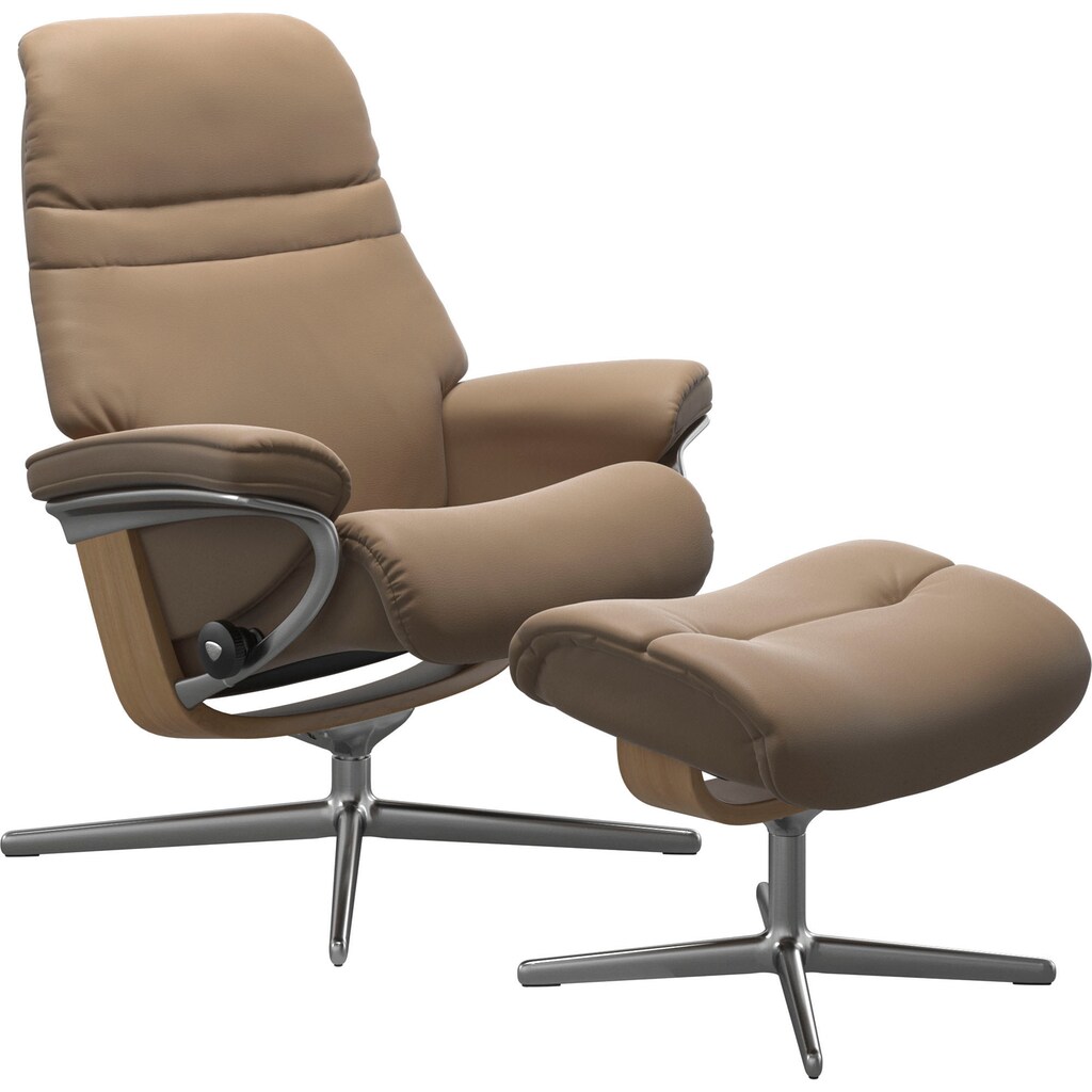 Stressless® Relaxsessel »Sunrise«, (Set, Relaxsessel mit Hocker)