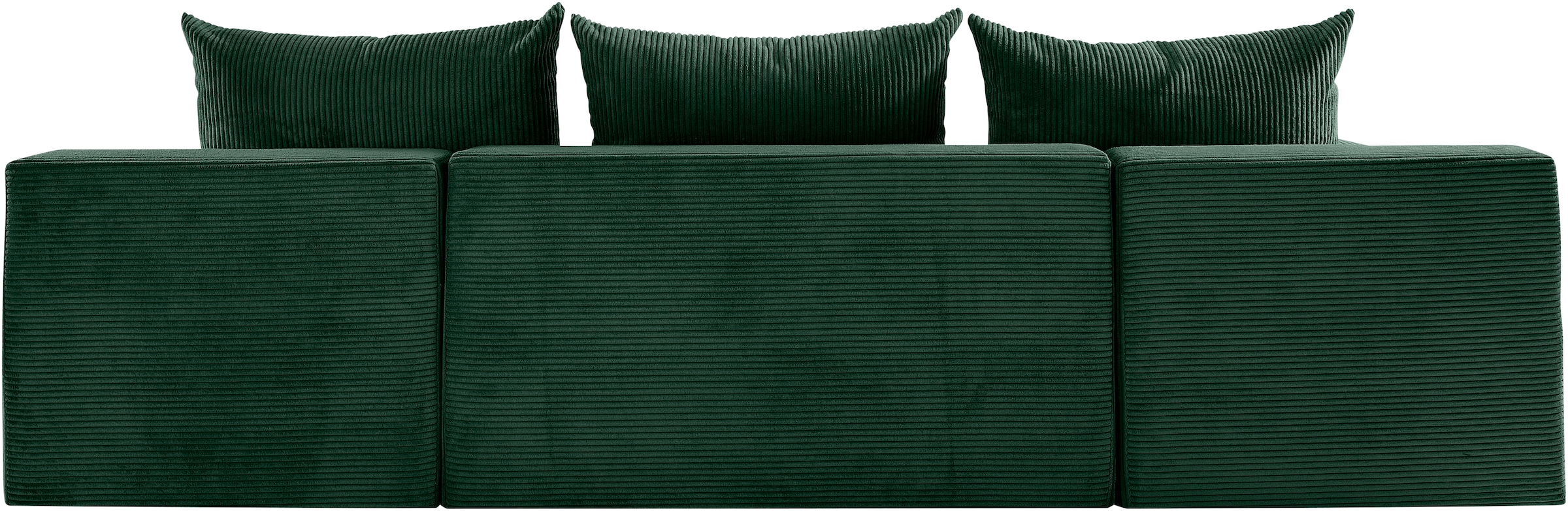 COLLECTION AB Wohnlandschaft »Josy, U-Form, Schlafsofa mit Bettkasten«, (Cord-/Mix), flexible Recamiere, Breite: 269cm, inklusive Rückenkissen, Cord