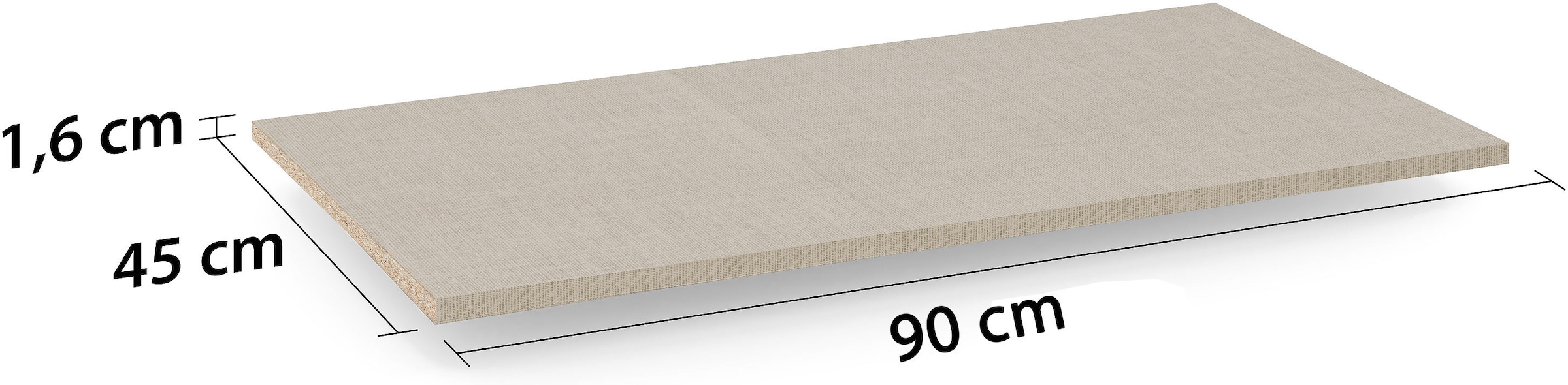 rauch Einlegeboden »Zubehör« Breite 90 cm für Schränke Voyager, Nabila, Narai, Shinjo und Nagata