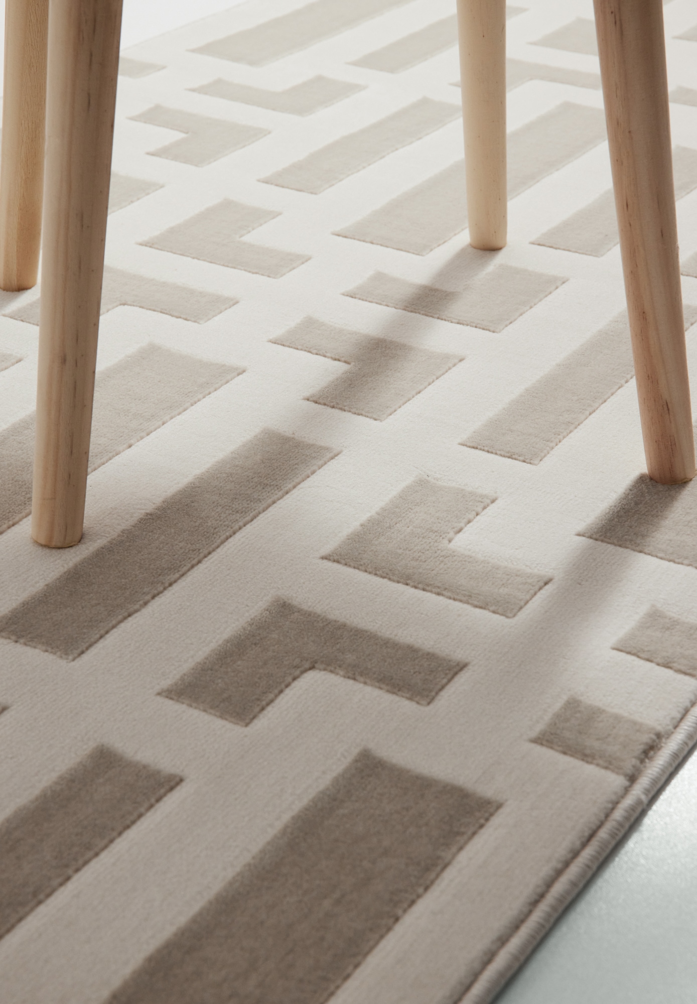 ELLE DECORATION Designteppich »Onyx«, rechteckig, 9 mm Höhe, Wohnzimmer, Schlafzimmer, Läufer, Hoch-Tief Effekt, Flur, Glanz