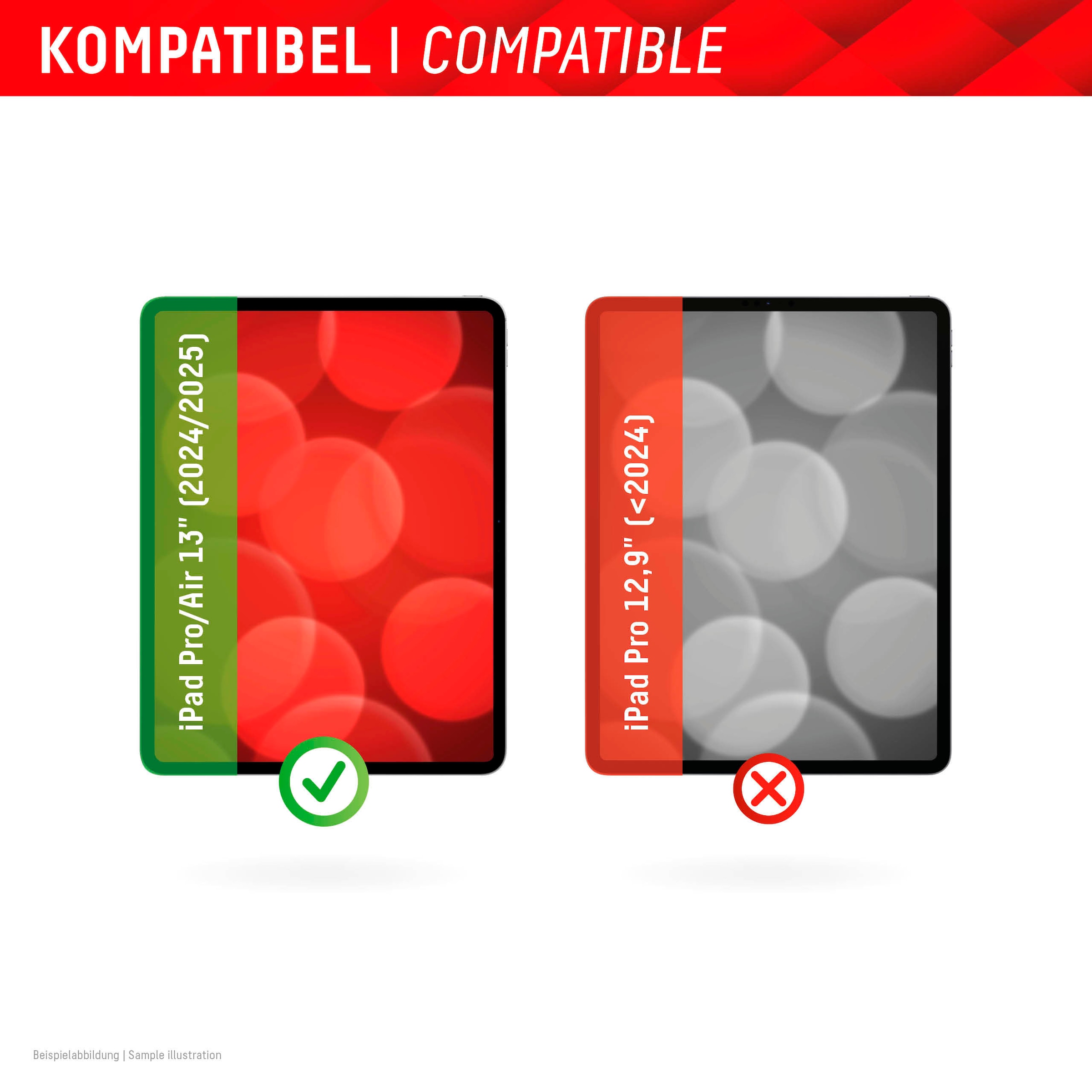 Displex Displayschutzfolie »Tablet Privacy Safe«, für Apple iPad Pro 13''-Apple iPad Air 13'' (2024/2025), Blickschutzfolie, Schutzfolie, Bildschirmschutz, kratz- & stoßfest