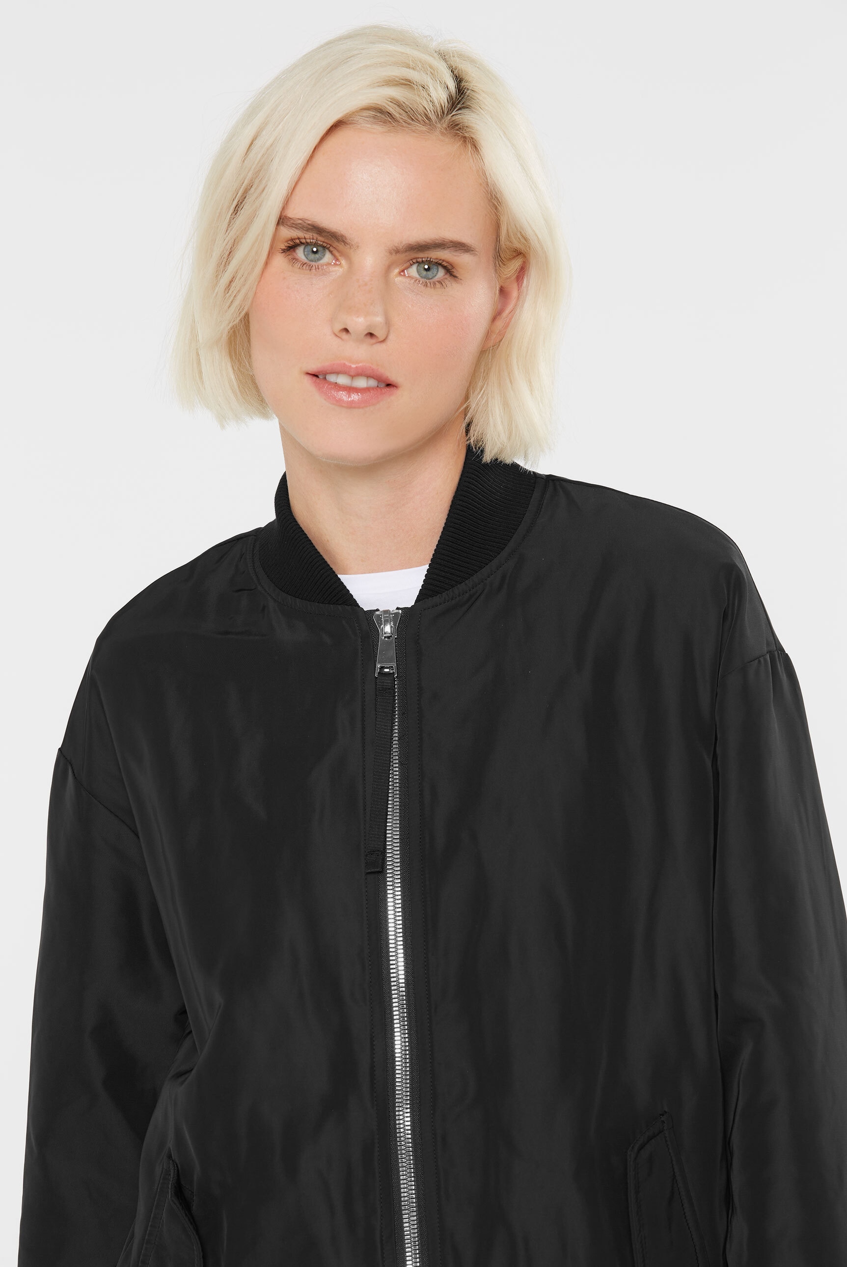 SENSES.THE LABEL Langjacke, ohne Kapuze, mit Two-Way-Zipper