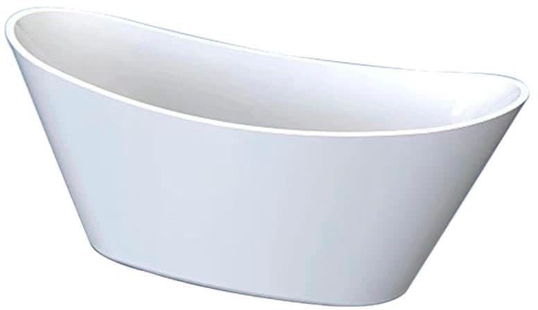 welltime Badewanne "Lagos" Höhe 72 cm mit Ablaufstöpsel verstellbare Füße Überlauf Freistehend, 170x72x71 (LxBxH), Sanitäracryl, mit Pop Up Ventil