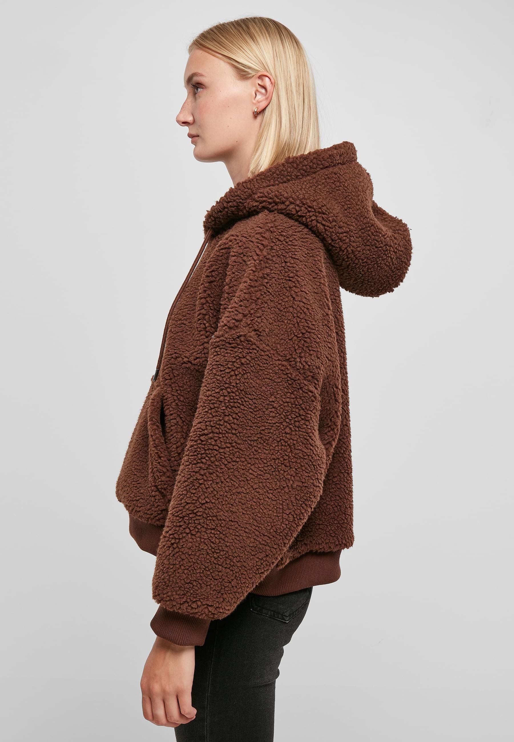 Karl Kani Kapuzenpullover »Karl Kani Damen KW223-058-2 Small Signature Teddy OS Hoddie«, (1 tlg.)