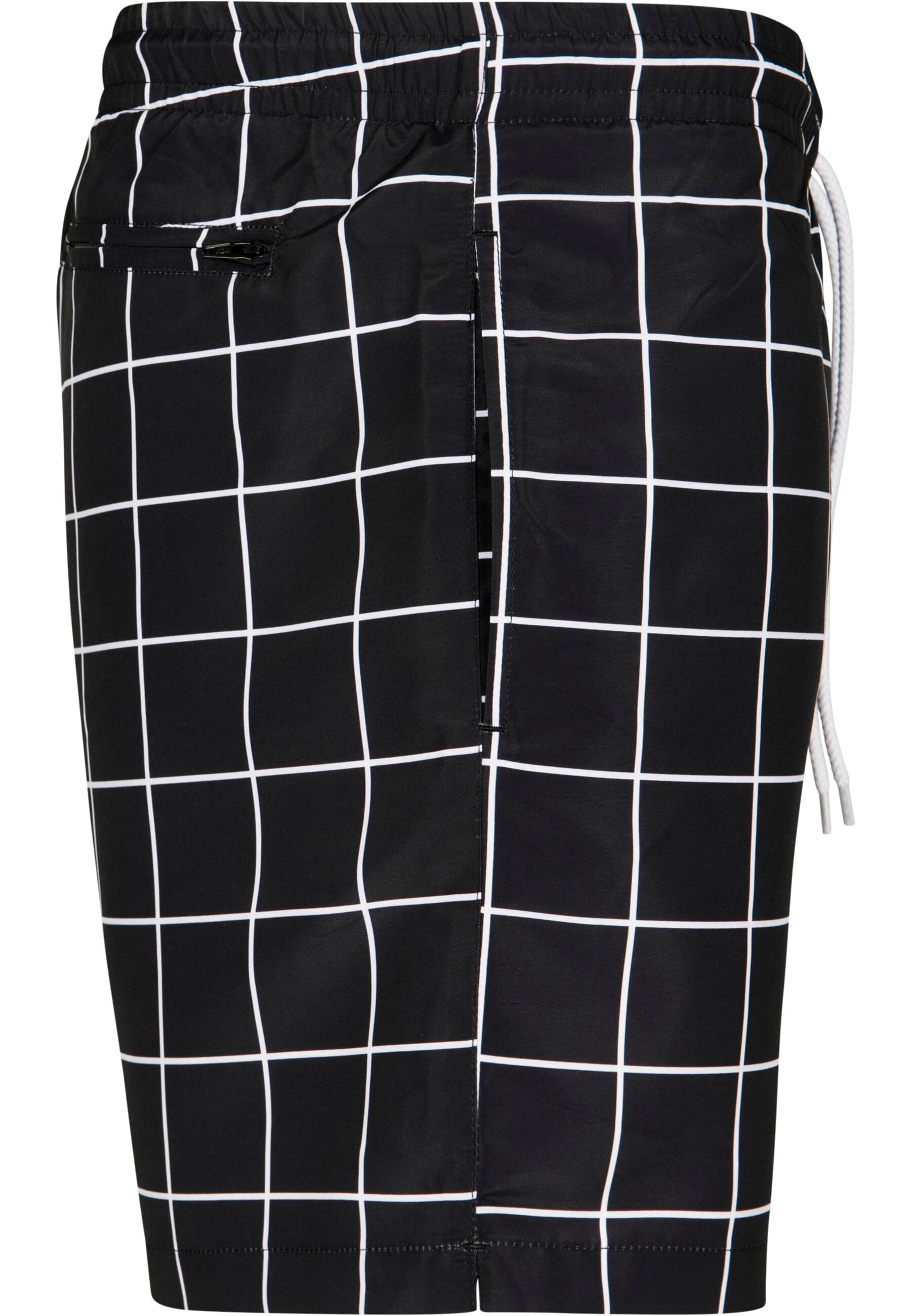 URBAN CLASSICS Badeshorts »Urban Classics Herren Check Swim Shorts«