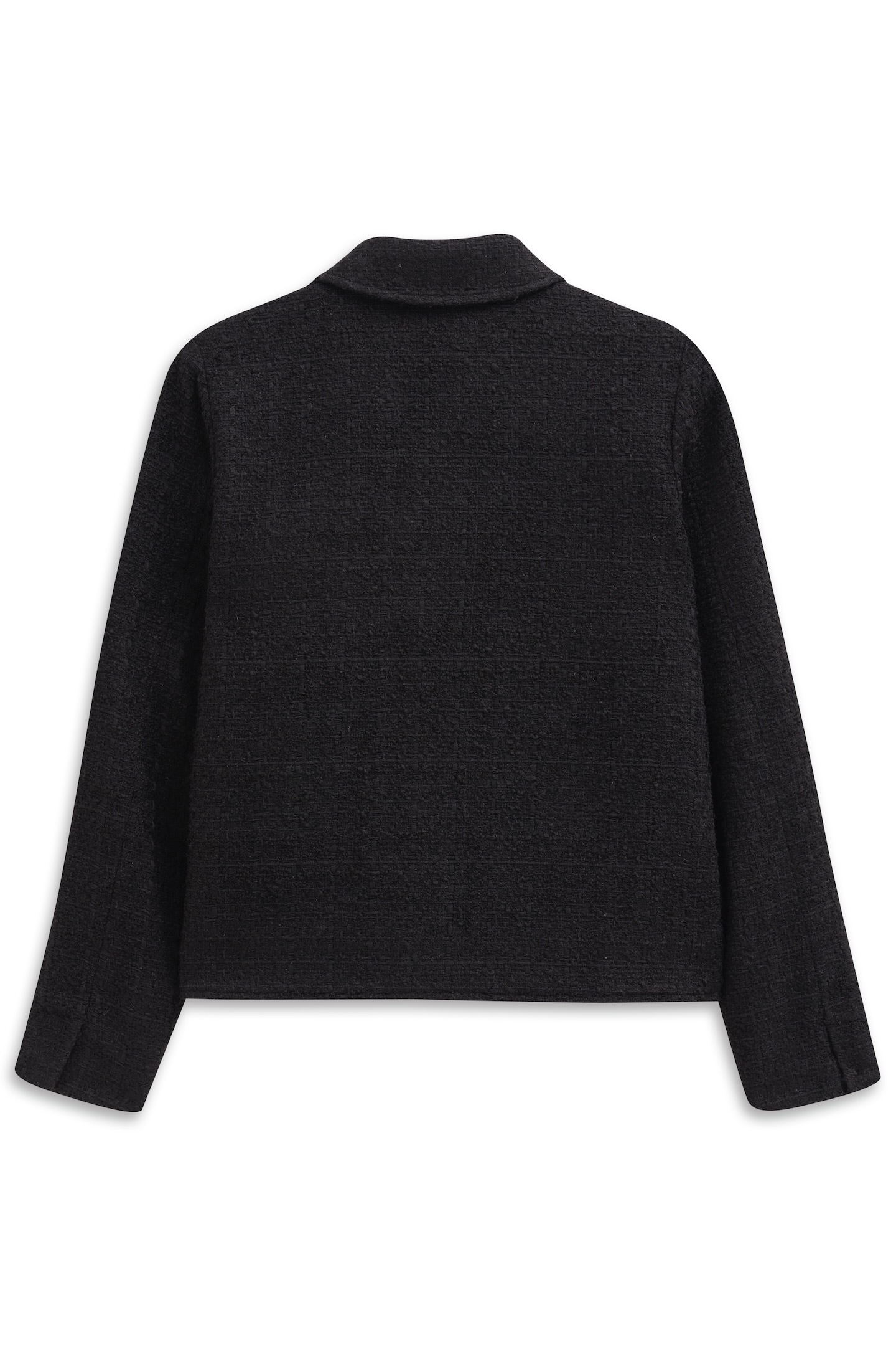 bugatti Hemdjacke »Bouclé«, mit Knopfleiste und aufgesetzten Taschen