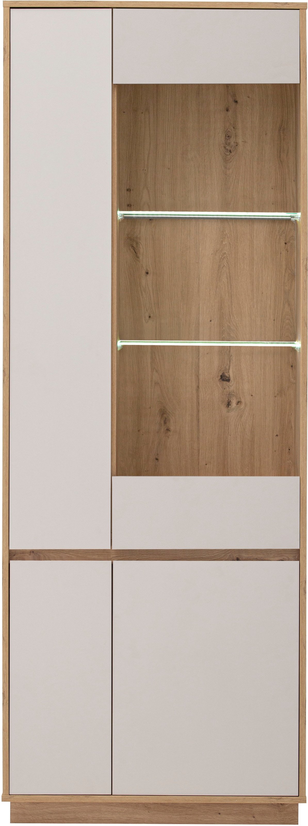 Home affaire Vitrine »Sonora, moderne Glasvitrine, Stauraumelement, Schrank« filigrane Rahmenoptik, ausreichend Stauraum, vielseitig einsetzbar