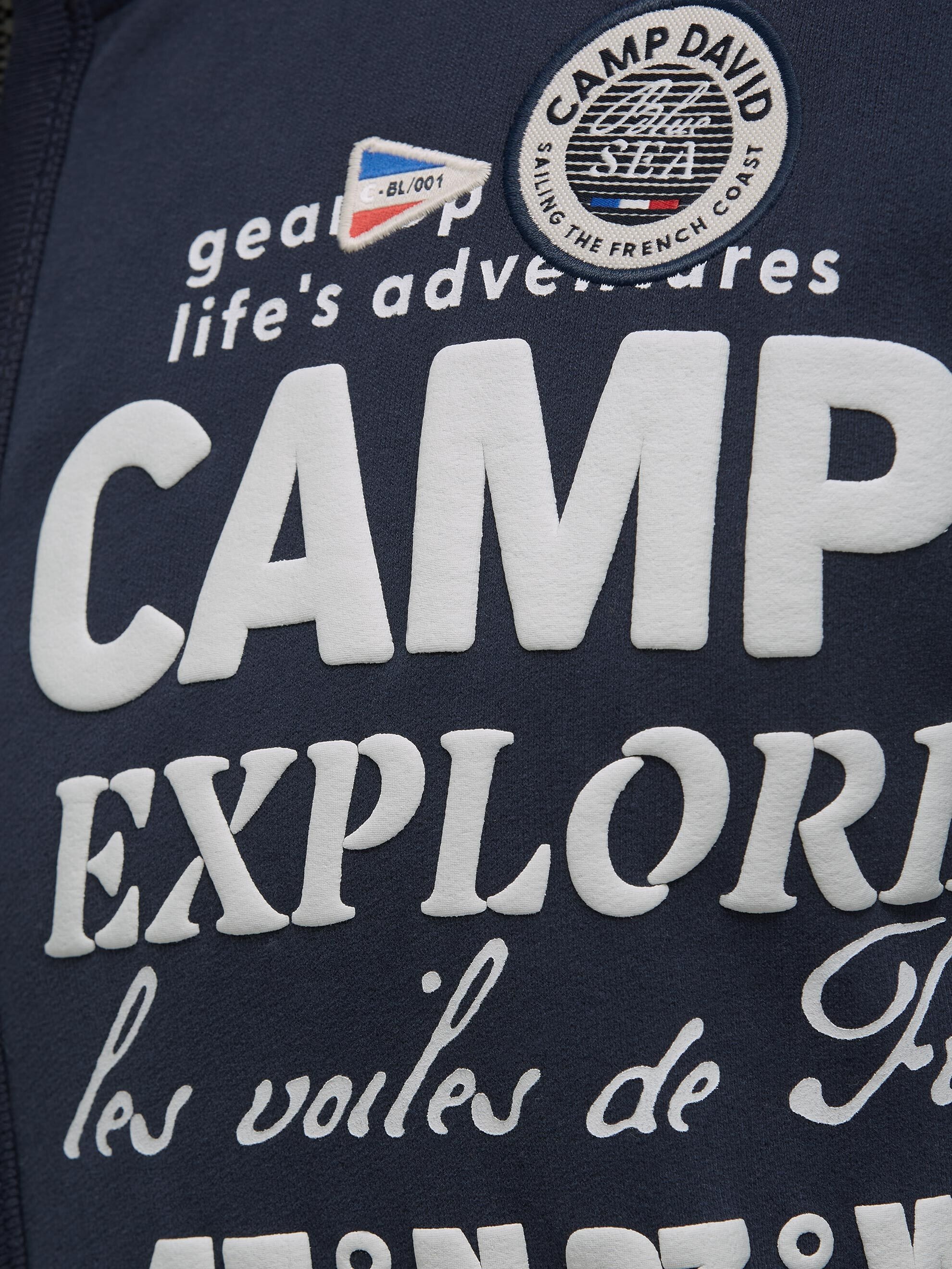 CAMP DAVID Sweatjacke mit weicher Innenseite